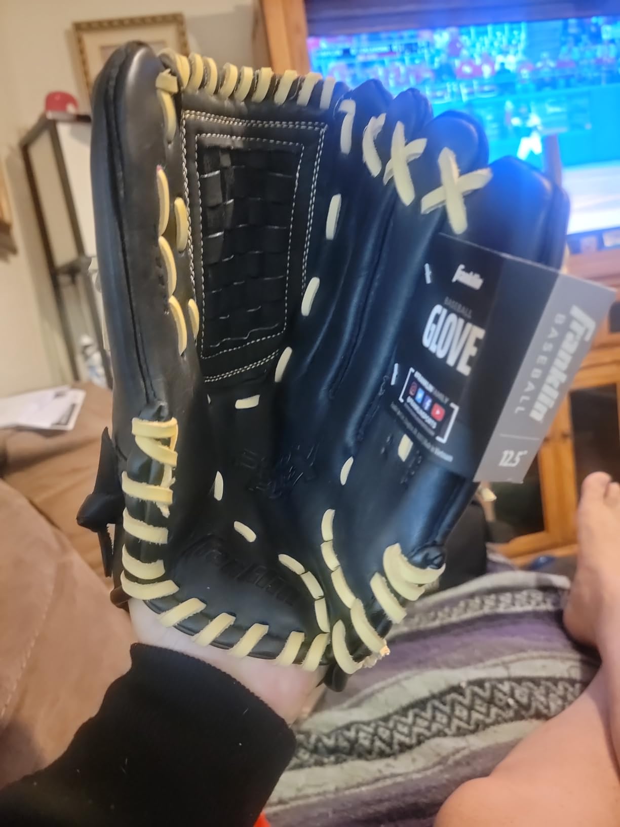 Franklin Sports Proflex Baseball + Softball Glove customer photo 2