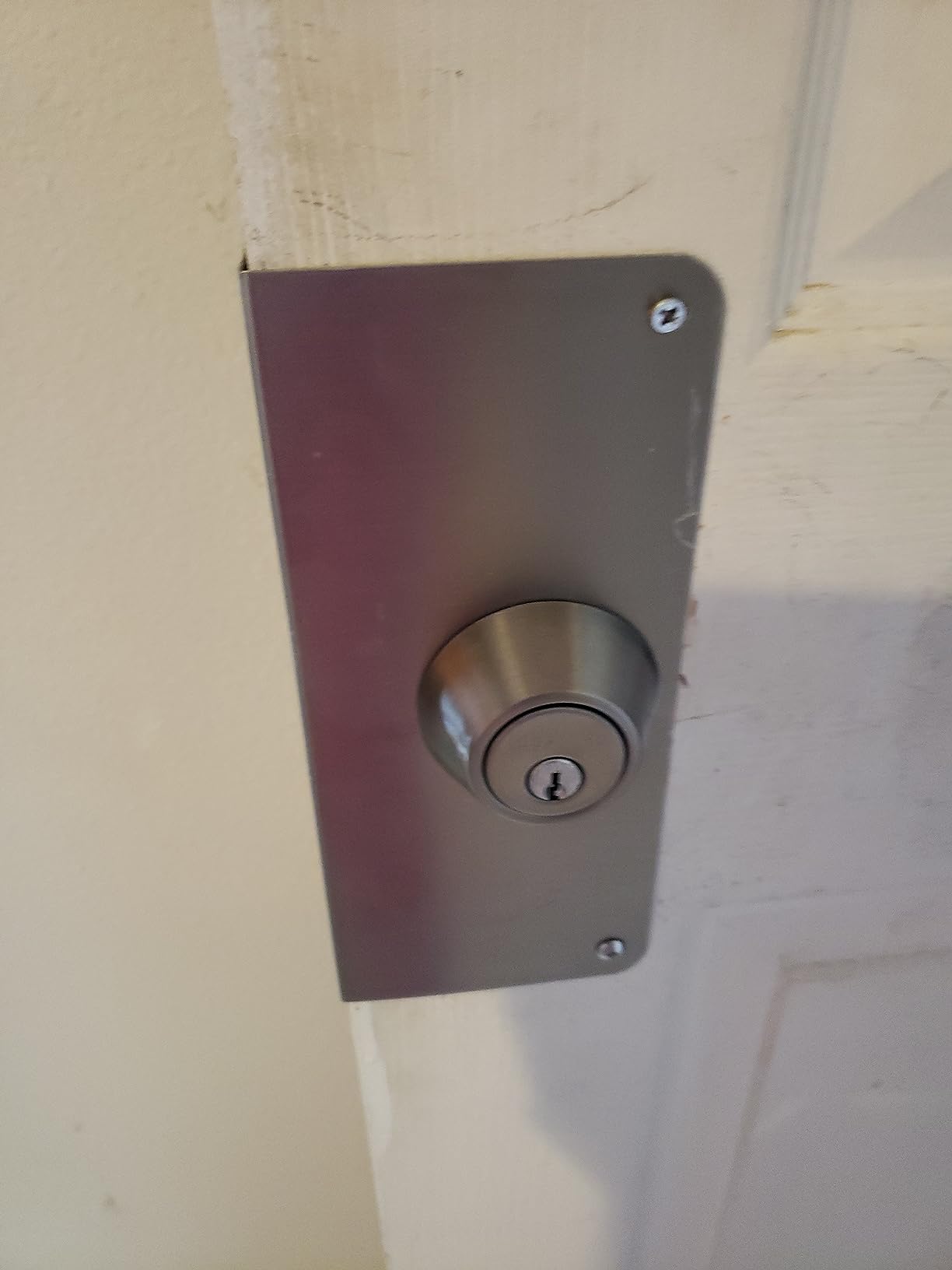Prime-Line U 9585 Stainless Steel Lock and Door Reinforcement Plate customer photo 2