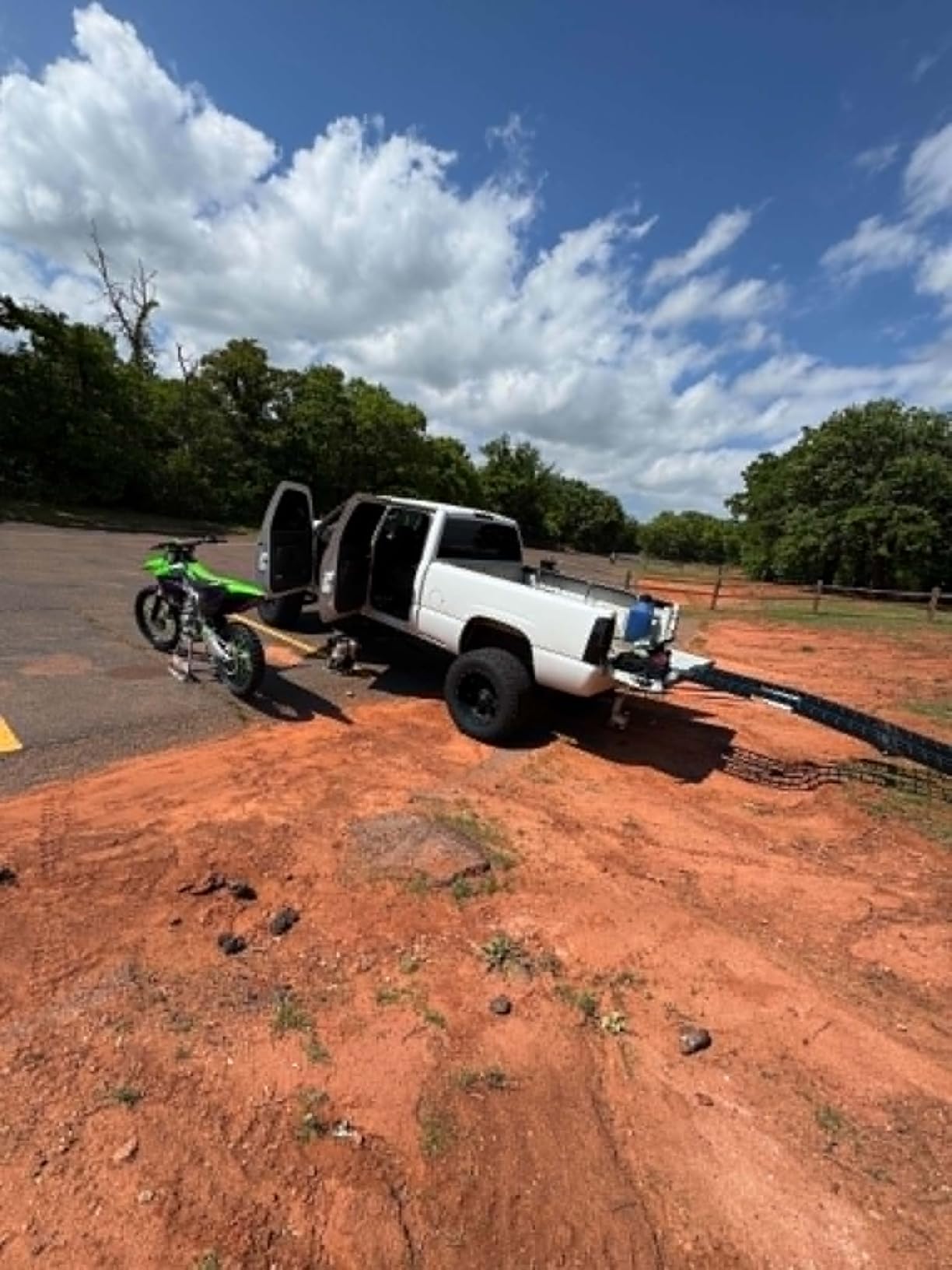 10' ATV Loading Ramps, 1,200 lb, Titan Ramps | Aluminum loading ramps for pickup trucks foldable, lightweight with serrated crossbars customer photo 1