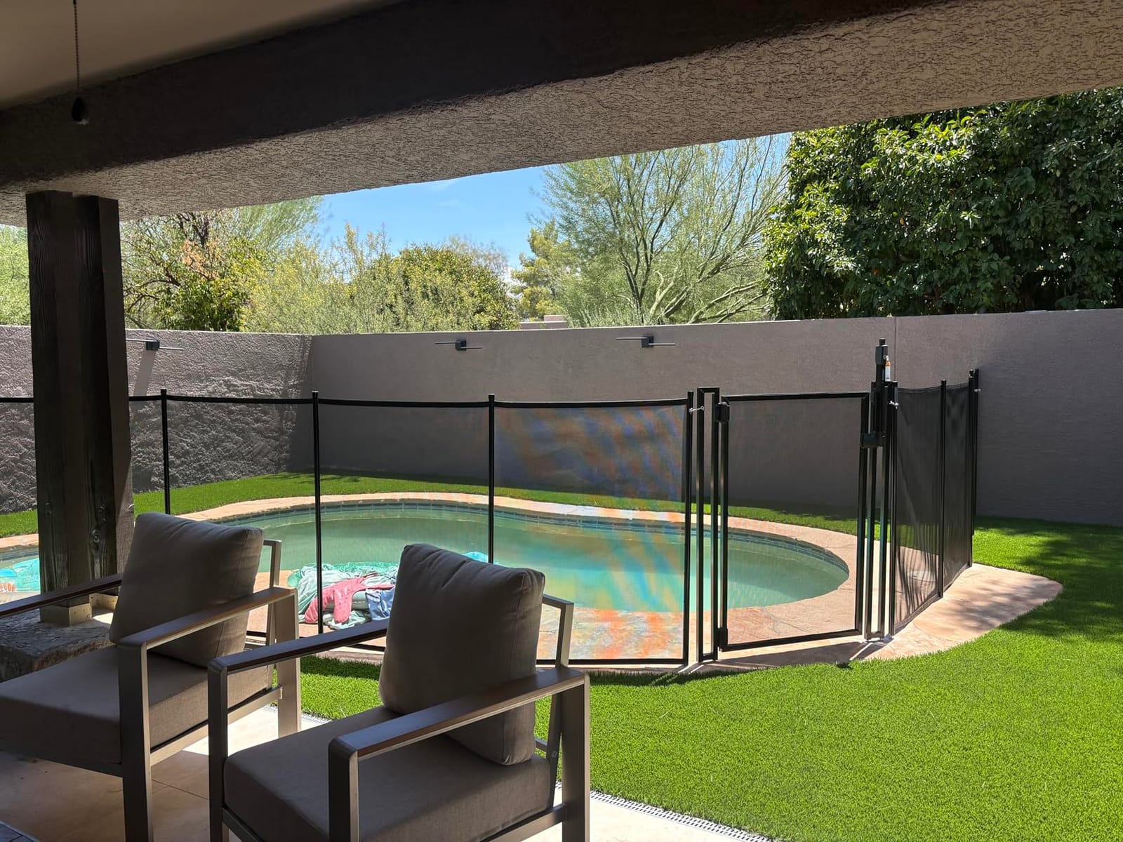 Pool Fence DIY by Life Saver Self-Closing Gate Kit, Black (Pack of 1) customer photo 2