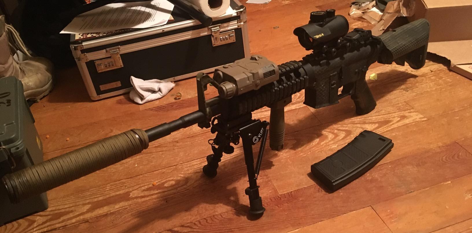 Lancer Tactical Gen 2 RIS Classic M4A1 AEG Airsoft Rifle with 9.6v Nimh Battery and Charger (1000 Rounds 0.20g BBS Included) customer photo 1