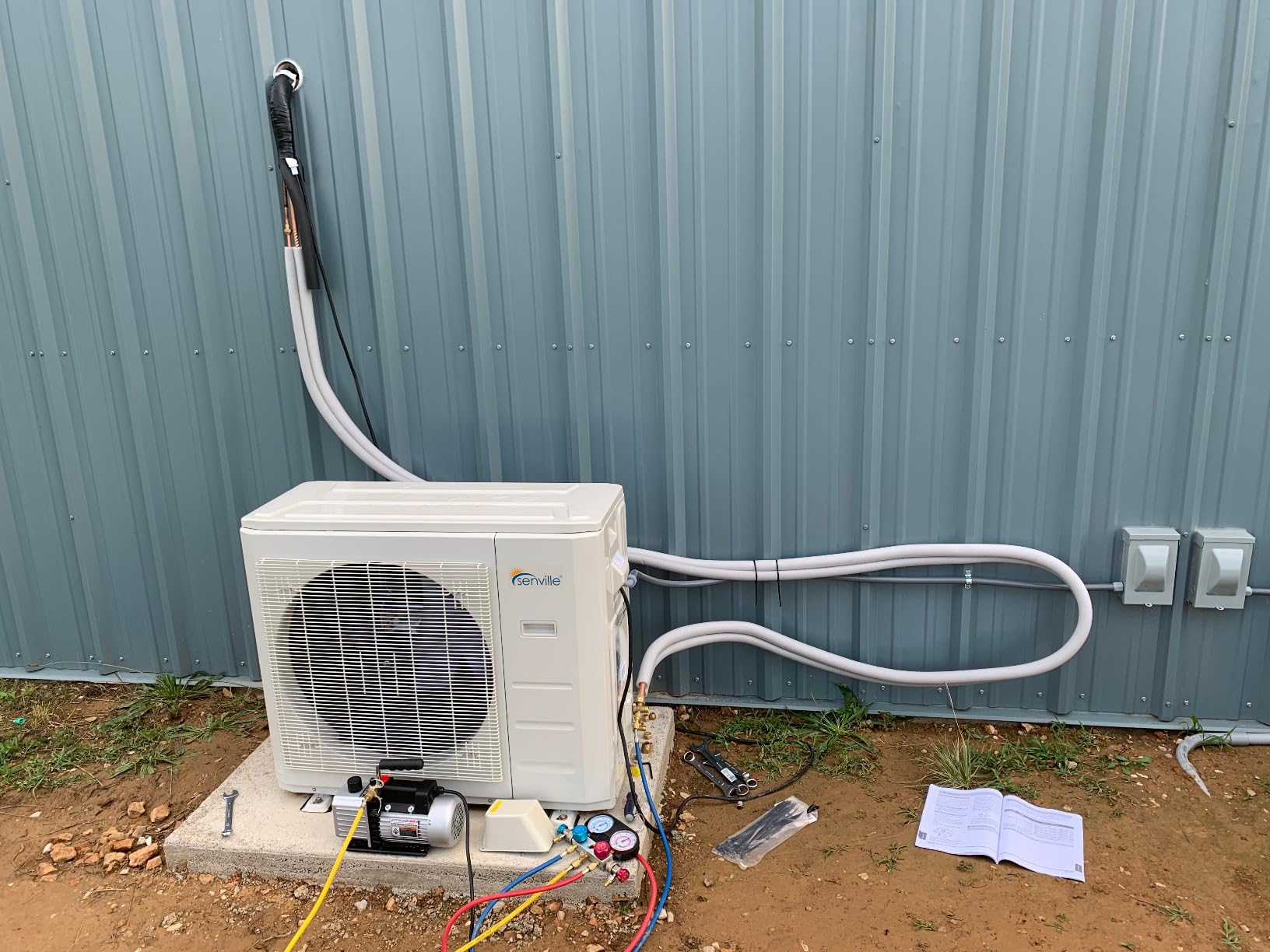 Senville AURA Mini Split Air Conditioner, Heat Pump, White, 24000 BTU customer photo 1