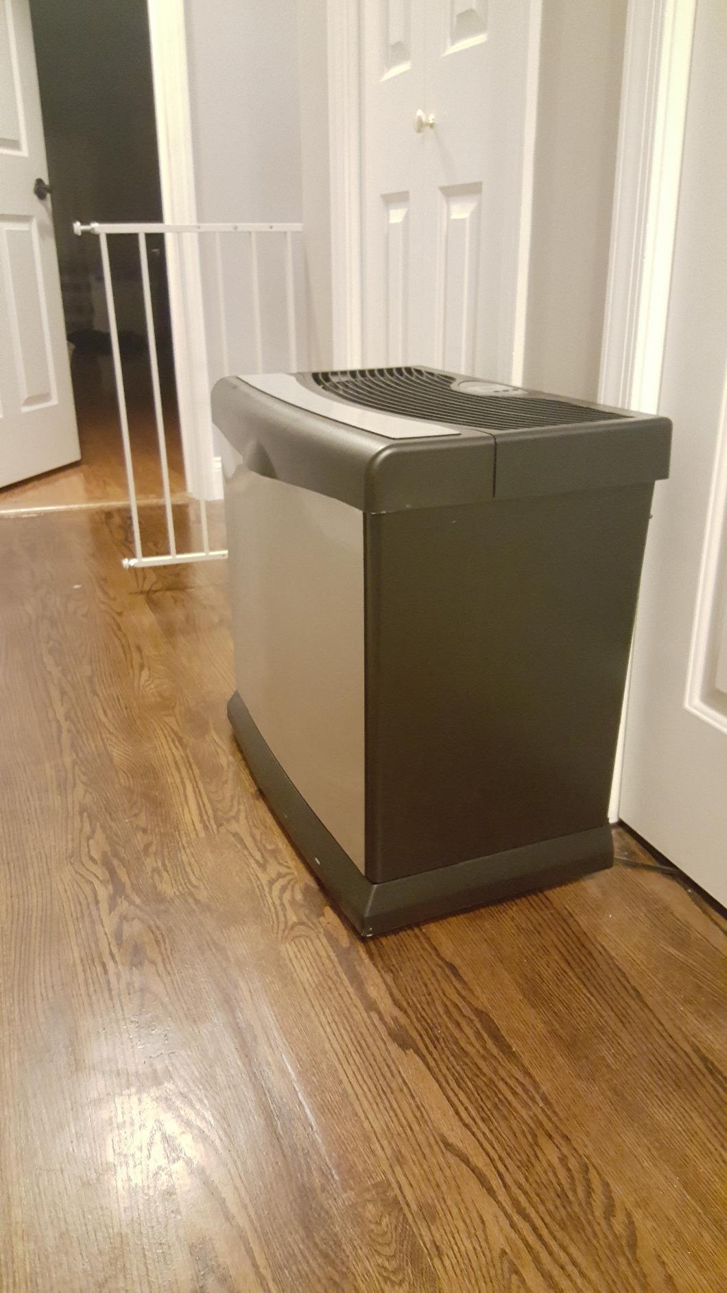 AIRCARE Valiant Digital Whole-House Console-Style Evaporative Humidifier (Honey Oak) customer photo 1