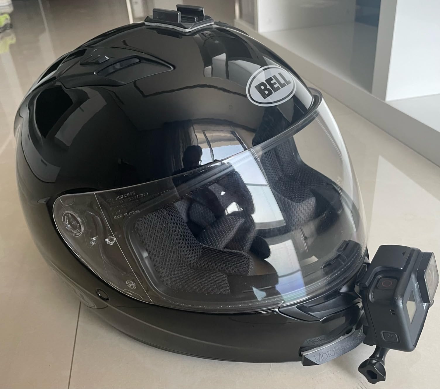 BELL Qualifier Full-Face Motorcycle Helmet - Matte Black, X-Large - Street motorcycle helmet with NutraFog II anti-fog shield, Velocity Flow ventilation, Bluetooth speaker pockets customer photo 1