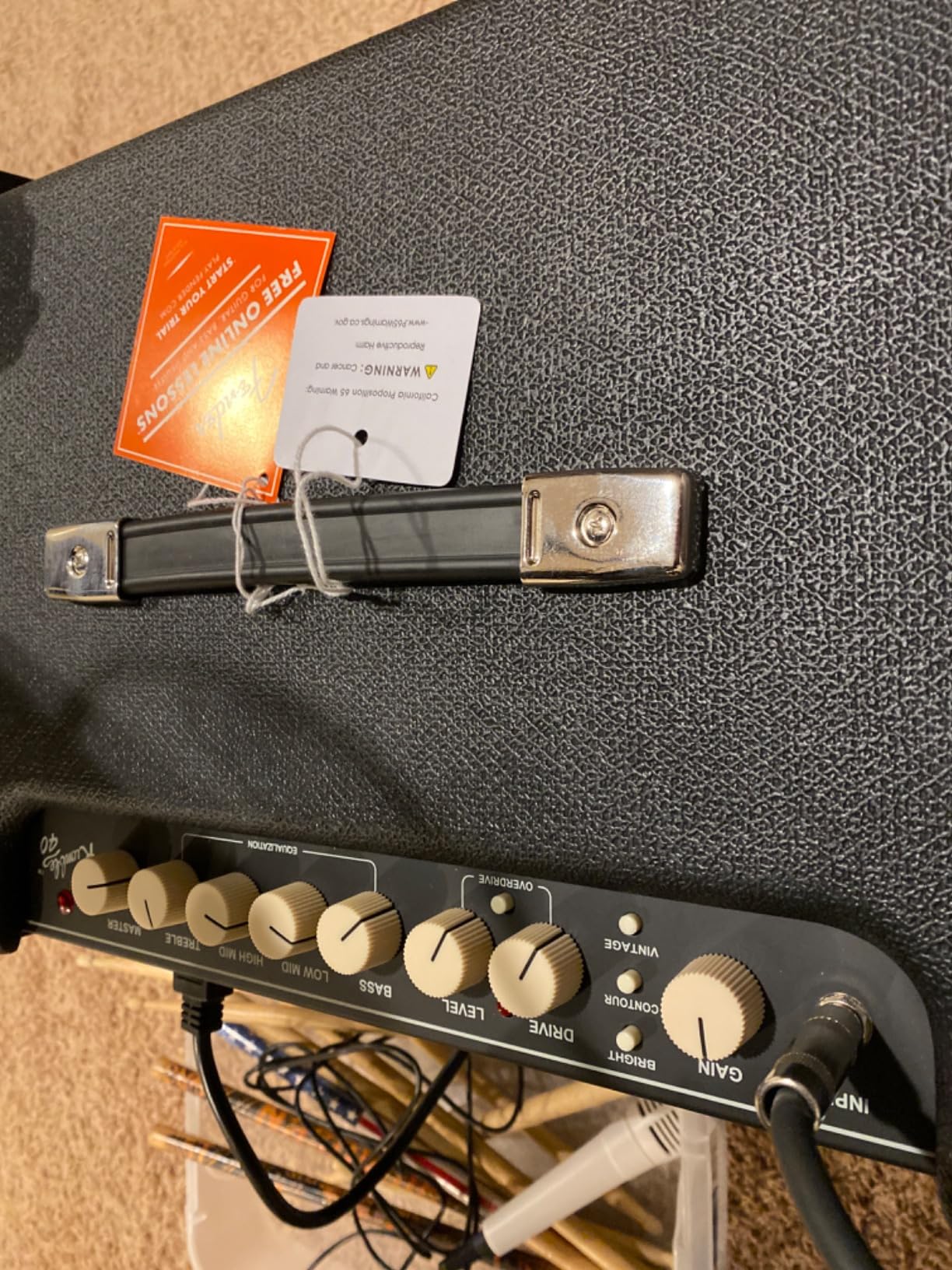 Fender Rumble 40 V3 Bass Amp for Bass Guitar, 40 Watts, with 2-Year Warranty Speaker, with Overdrive Circuit and Mid-Scoop Contour Switch customer photo 1