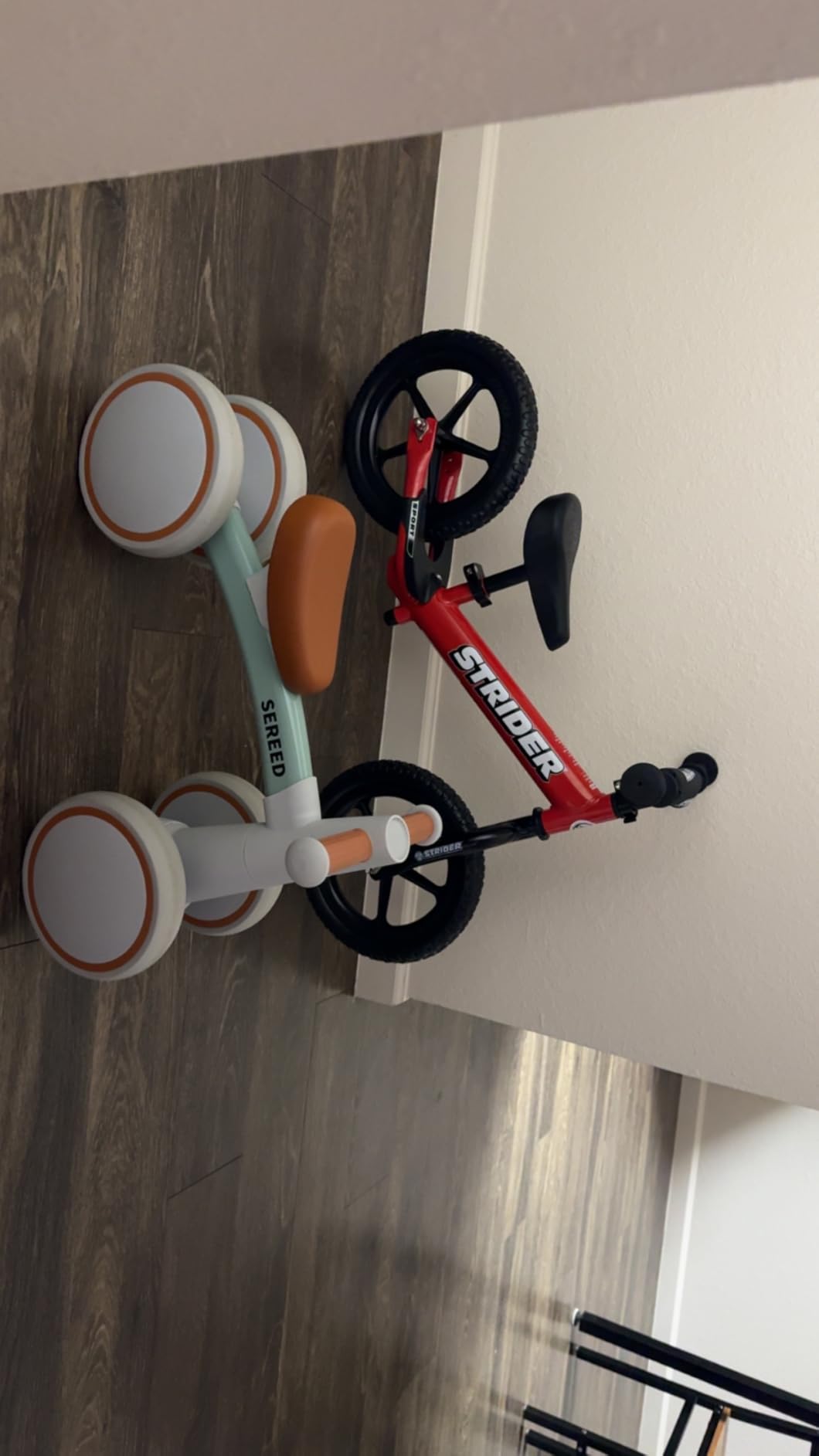 Strider 12 Sport, No Pedal Balance Bike for Kids Ages 1-4 Years, Blue | No-Pedal Balance Bike for Toddlers, Safety Pad, Adjustable Seat and Handlebars, Lightweight Frame, Never-Flat Tires customer photo 2