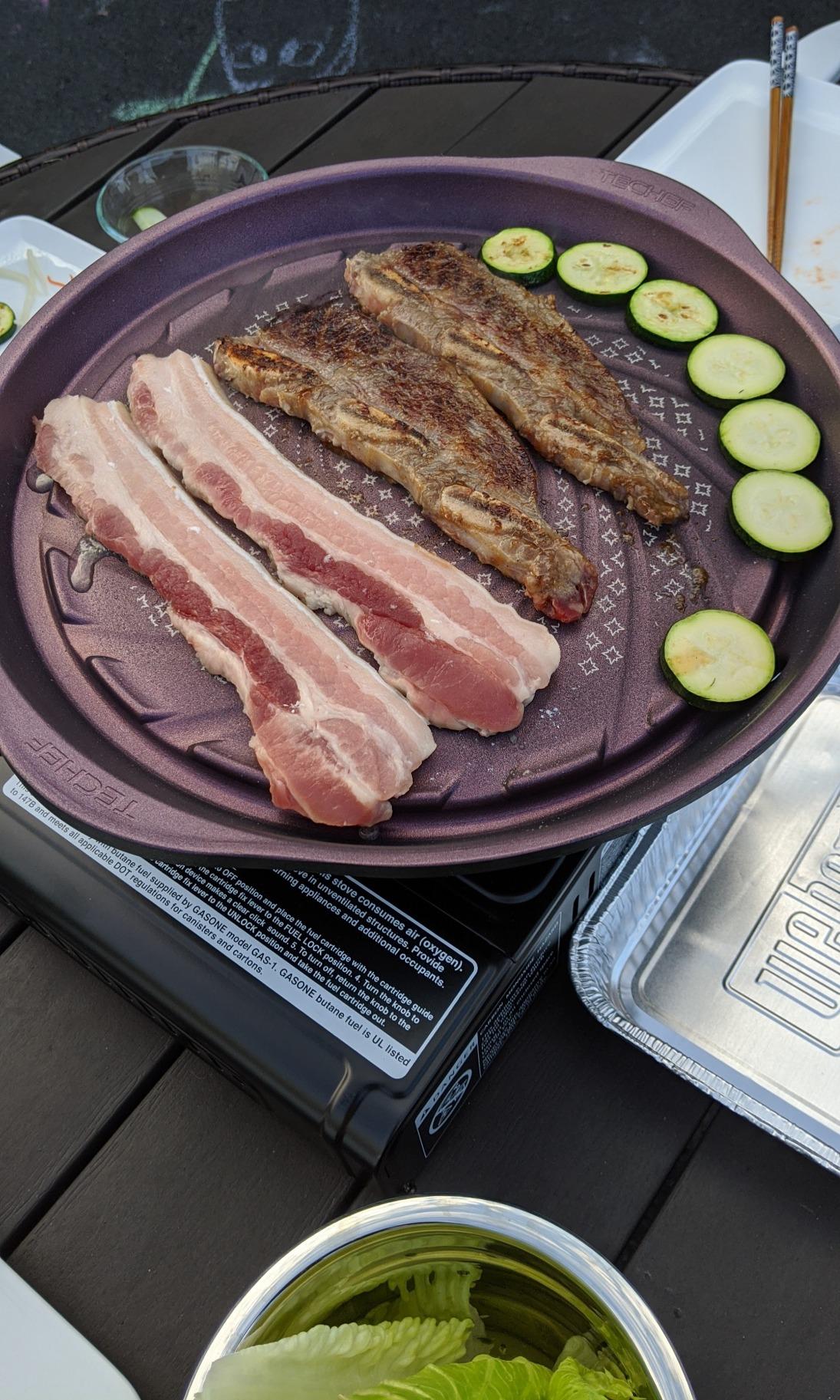 TECHEF - Korean BBQ Nonstick Grill Pan, KBBQ Grill Pan, PFOA-Free, Dishwasher Oven Safe, Made in Korea customer photo 1