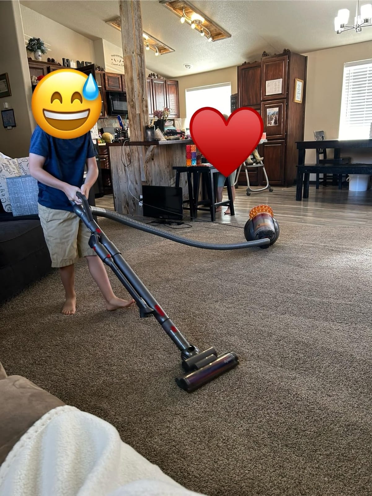 Dyson Big Ball Multi Floor Canister Vacuum, Yellow customer photo 2