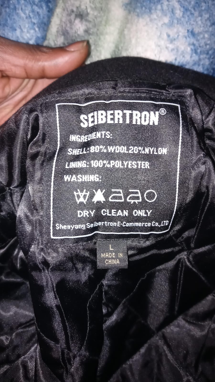 Seibertron Men's Woolen Coat US Navy Type 80% Wool USN Pea Coat customer photo 1