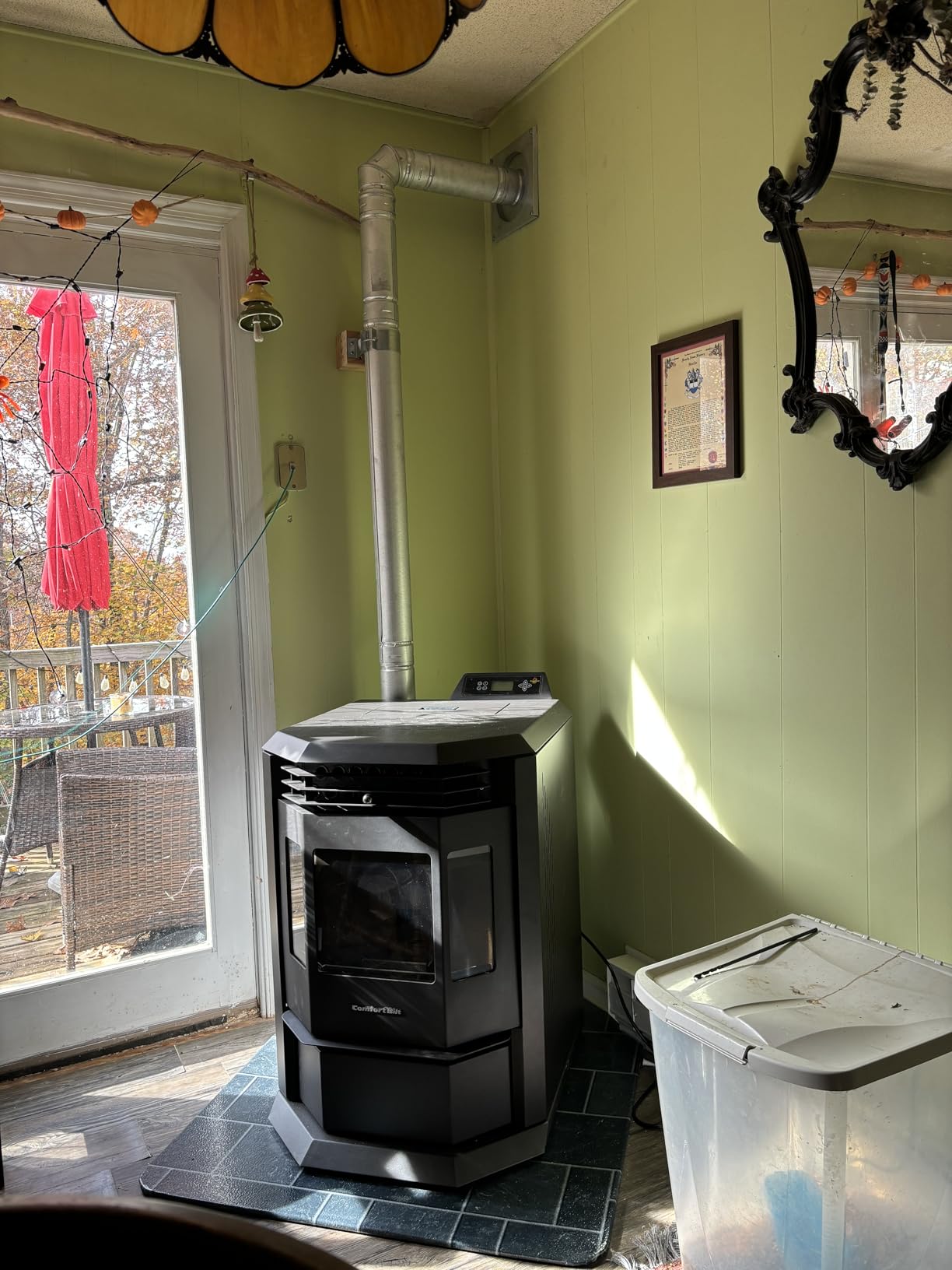 Wood Pellet Stove HP22 2,800 Sq Ft. Pellet Fuel EPA Cert. 55 Pound Hopper customer photo 1