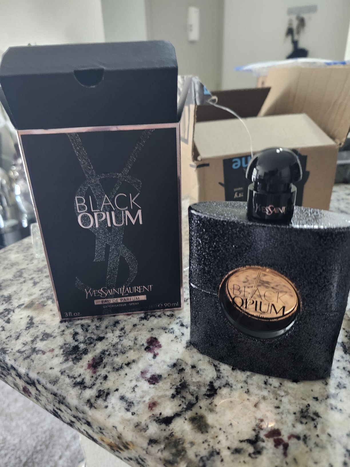 Yves Saint Laurent Black Opium Eau De Parfum Spray for Women, 3 Ounce customer photo 1