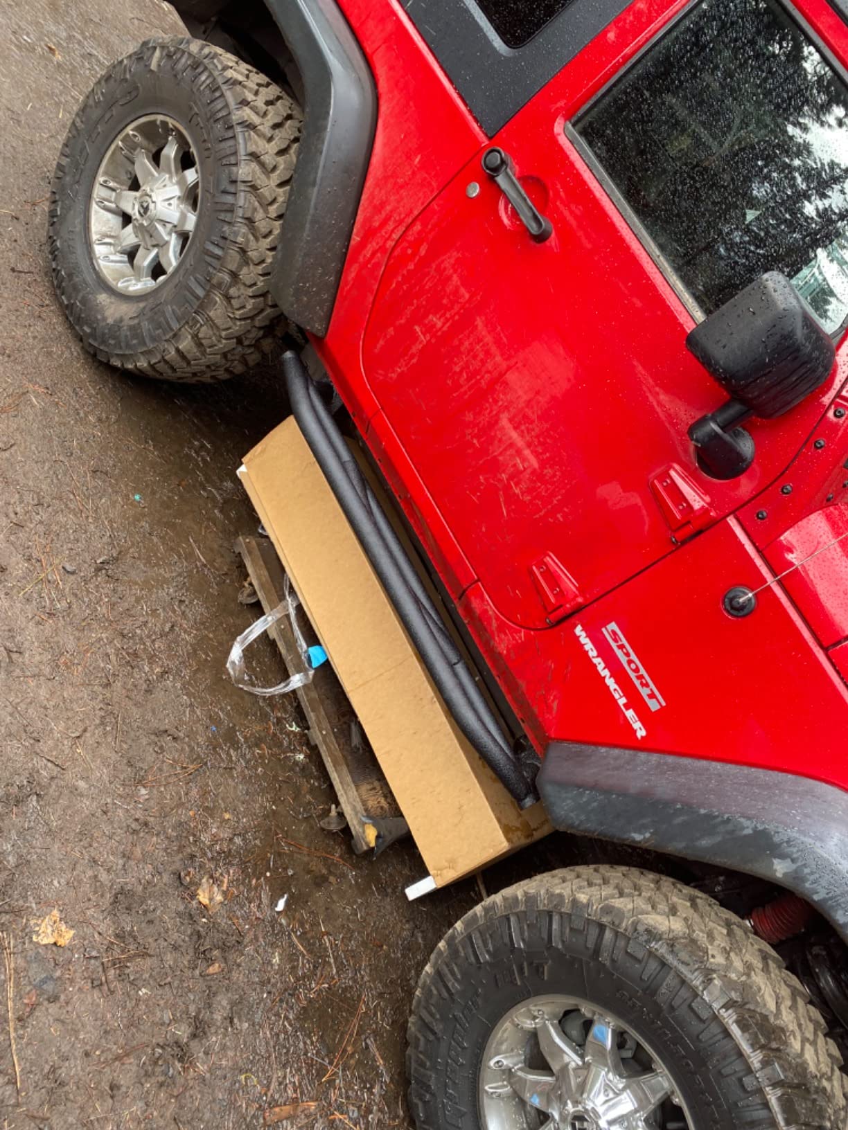 Barricade Rock Sliders | Heavy-Duty Tubular Steel Side & Undercarriage Protection | Textured Black Off-Road Rock Rails with Built-in Step | Compatible with 2007-2018 Jeep Wrangler JK 2-Door customer photo 2