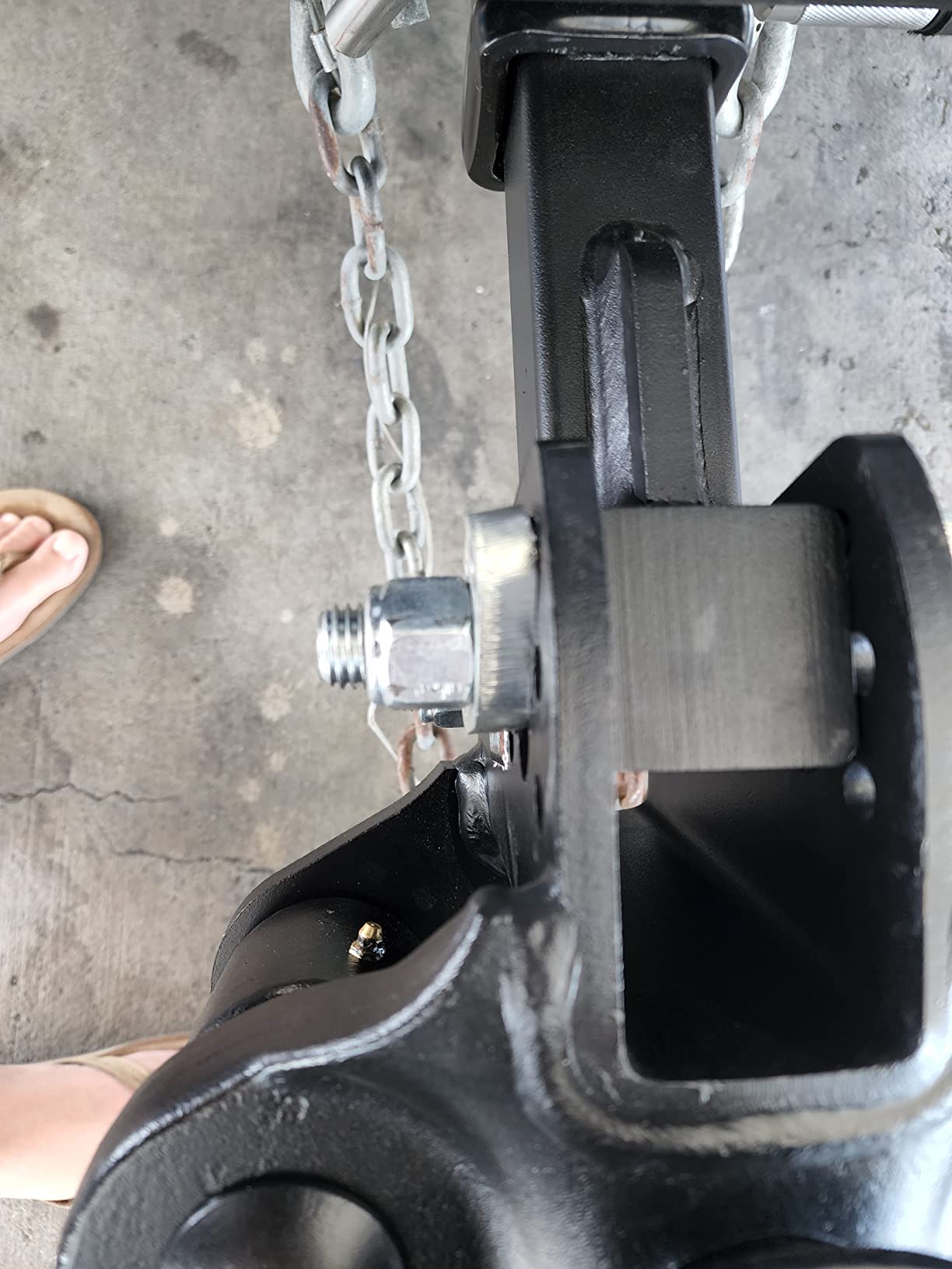 CURT 17500 TruTrack 4P Weight Distribution Hitch with Sway Control, 10K | 4-point active sway control, trunnion forged steel spring bars, spring and cam system, 2 in shank, 2-5/16 in ball included customer photo 2