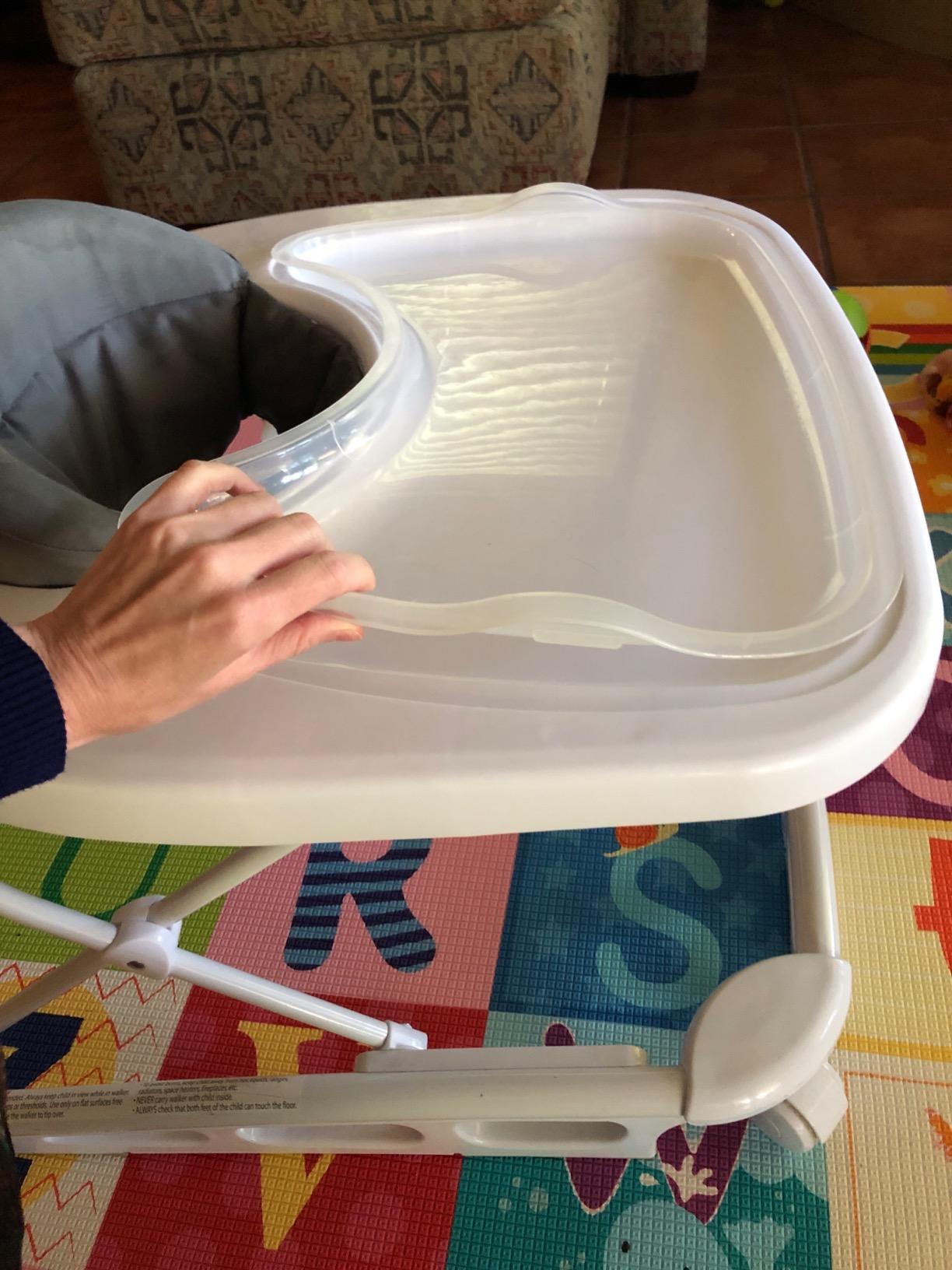 Joovy Spoon Baby Walker & Activity Center, Extra-Large Tray, Red customer photo 2