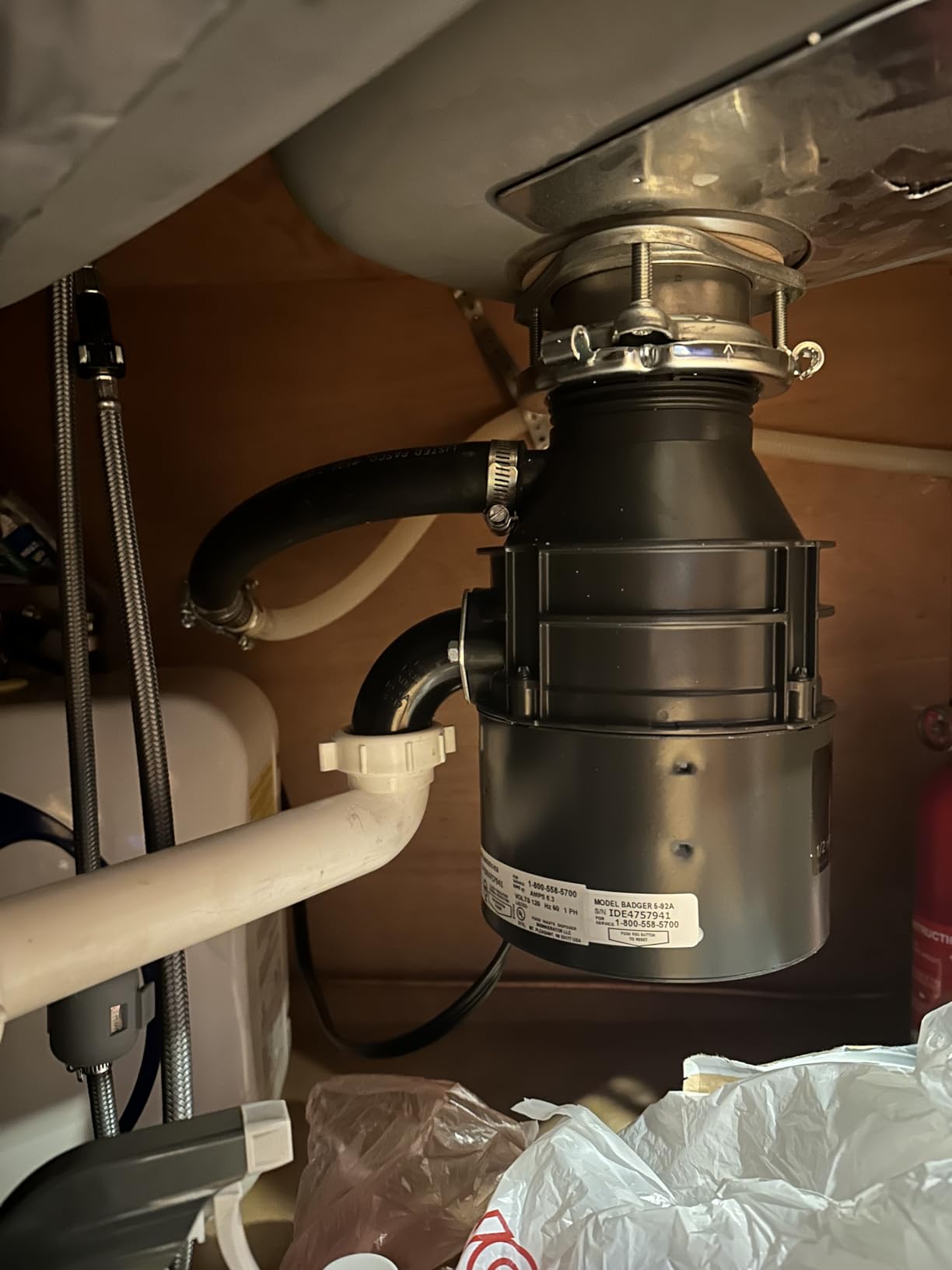 InSinkErator Badger 5 Garbage Disposal with Power Cord, Badger Series 1/2 HP Continuous Feed Food Waste Disposer customer photo 2
