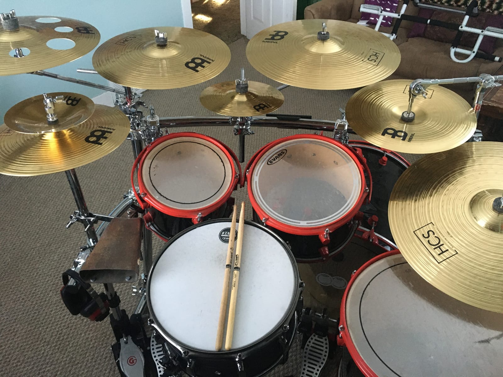 Meinl Cymbals HCS Box Set Cymbals for Drums - MADE IN GERMANY | Hihats, Ride, Crashes, Trash Crash, China, Splash, Bell - Durable Brass Alloy, Bright & Musical Sound, Beginner Friendly customer photo 2