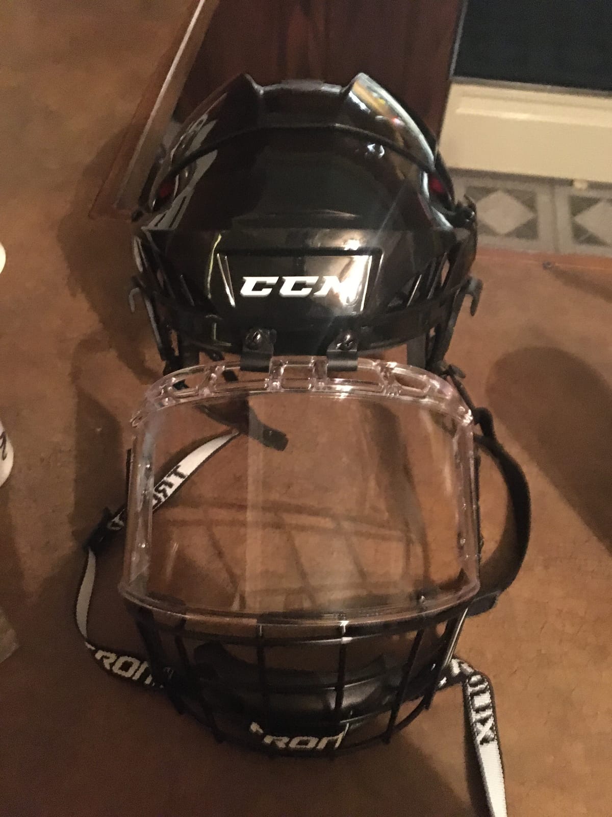 TronX S920 Senior Full Hockey Helmet Cage & Shield Combo customer photo 2