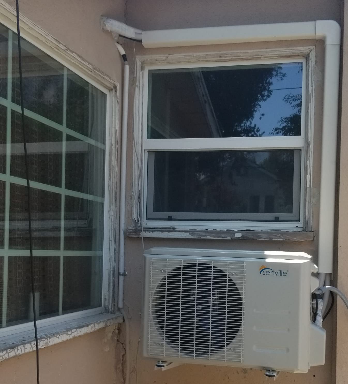 Senville LETO Series Mini Split Air Conditioner Heat Pump, 18000 BTU 208/230V, Inverter, Works with Alexa, SEER2 19, 1.5 Ton, White customer photo 1