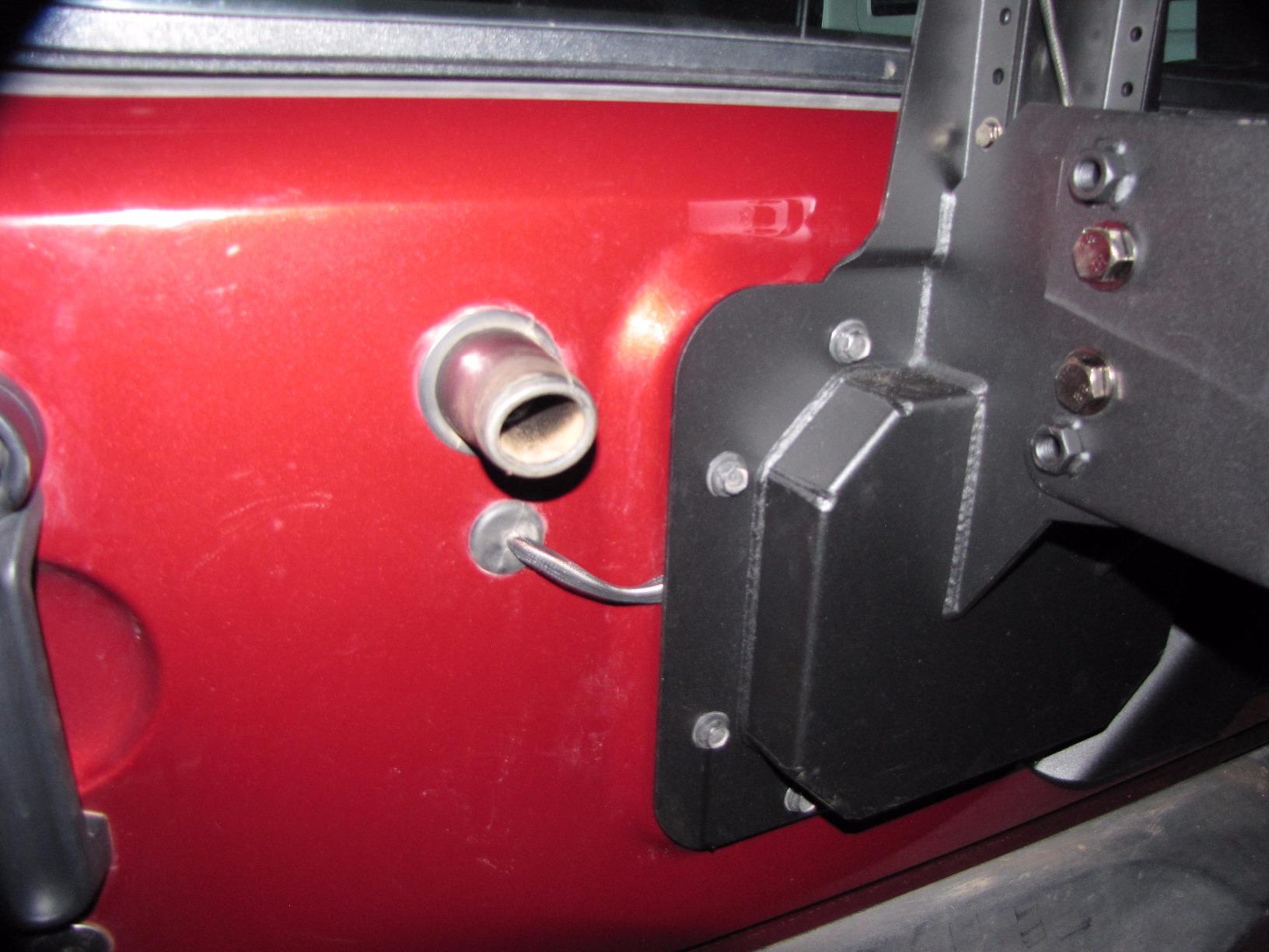 Rugged Ridge HD Tire Carrier Kit - Fits 2007-2018 Jeep Wrangler JK - Heavy-Duty Construction with Solid Aluminum Hinge Casting & Forged Steel Hinge Brackets customer photo 1