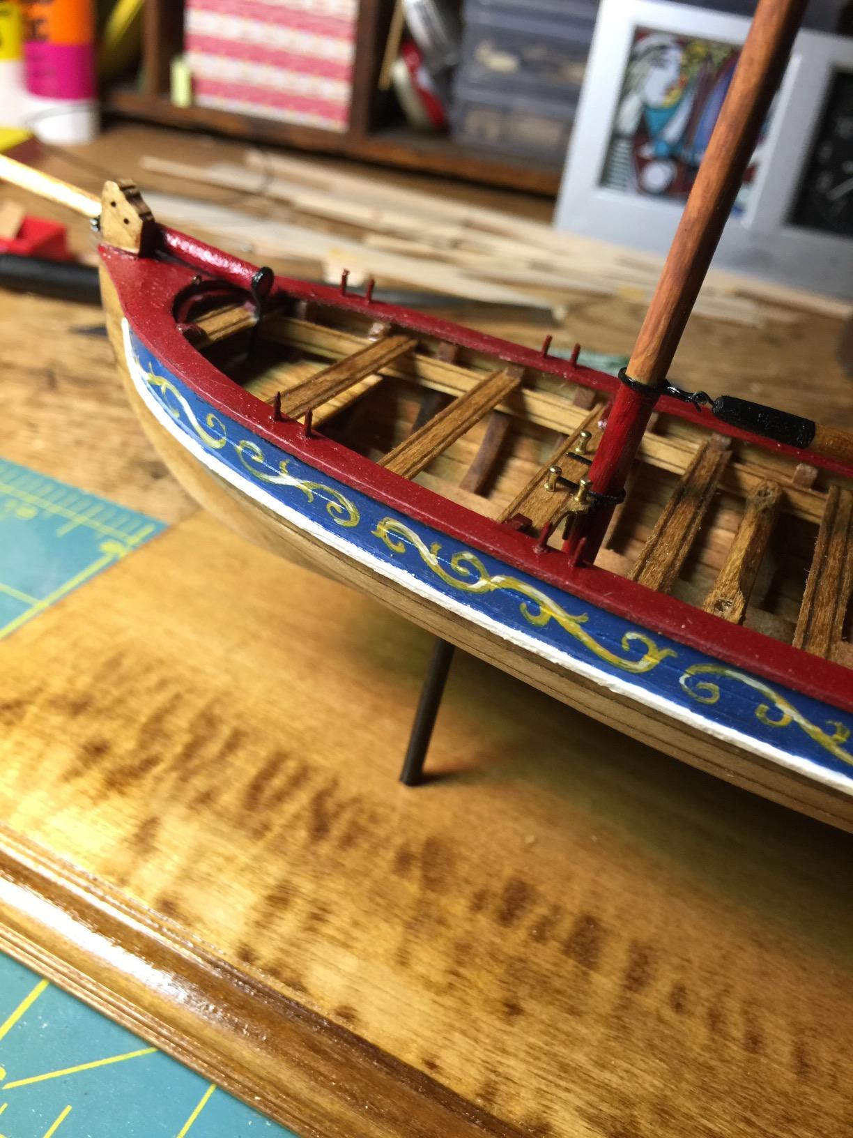 Model Shipways 18th Century Longboat Wood Model Kit 1:48 - Beginner to Intermediate - Plank-on-Frame Model Boat Kit for Adults customer photo 2