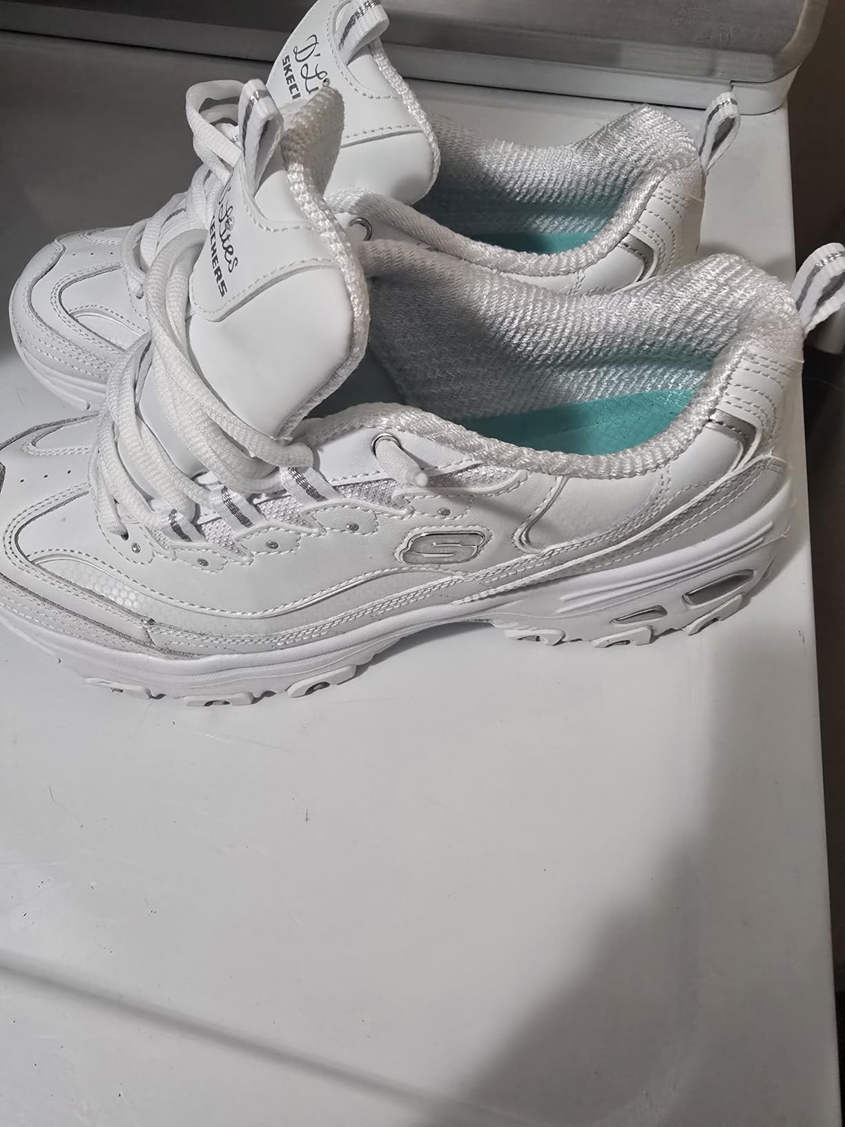 Skechers womens D'lites Fresh Start Wide Fashion Sneaker customer photo 2