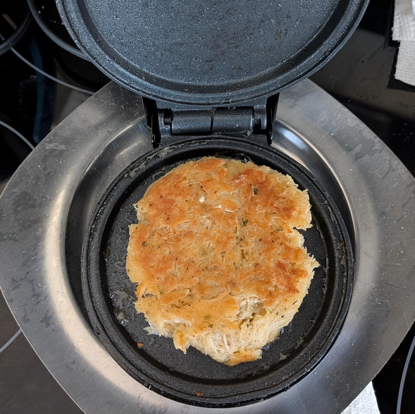 Dash Mini Maker Griddle, 4 Inch Nonstick Cooking Surface, Aqua | Compact Electric Mini Pancake Maker, Quick Heating, Single Serve Eggs, Hash Browns & Breakfast Sandwiches customer photo 2
