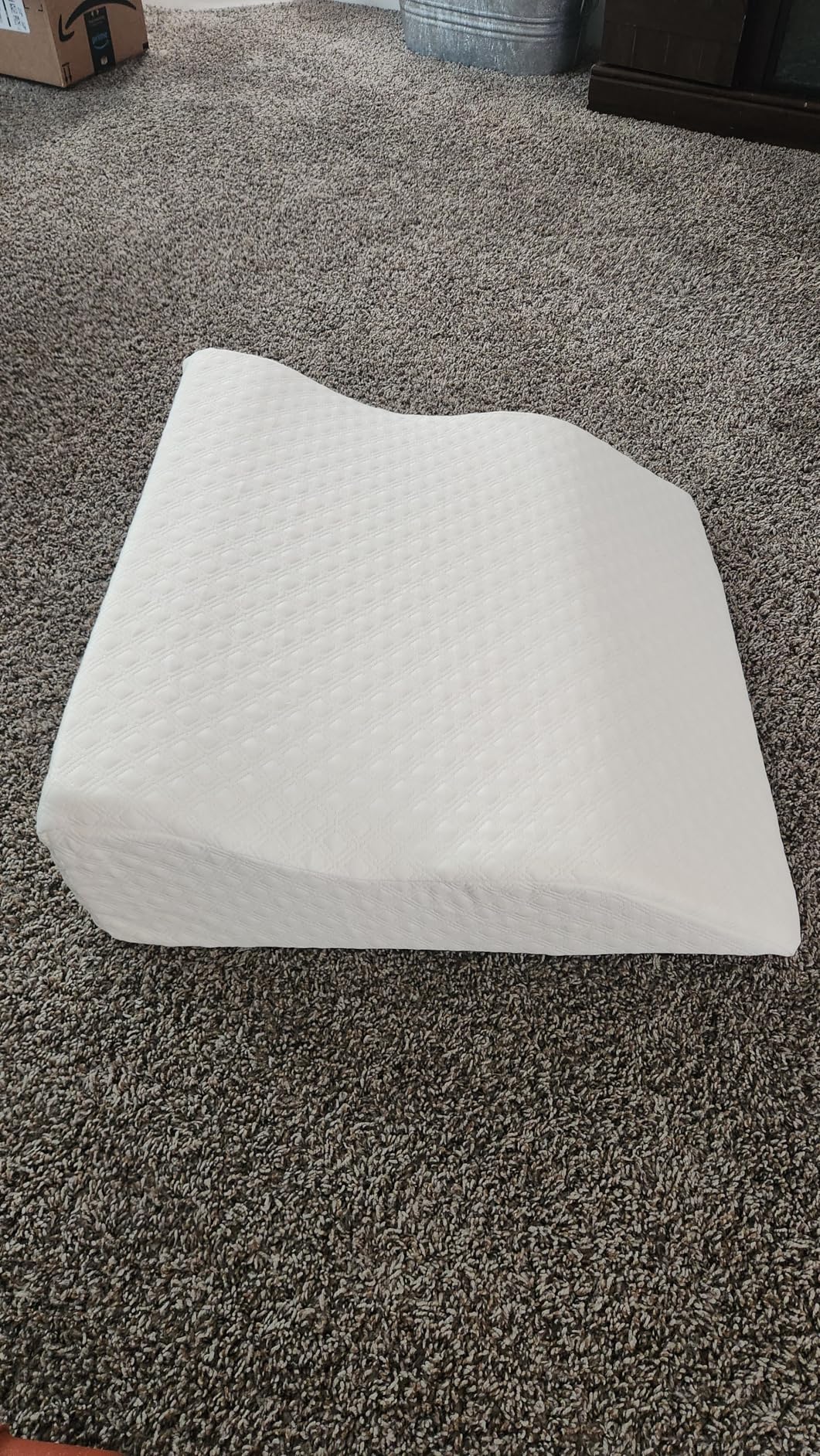 Aeris Wedge Pillow for Sleeping, Acid Reflux, and Snoring - FSA Eligible - Memory Foam Bed Wedge, 19-Degree Incline - Post-Surgery Recovery, Reading, Leg Elevation - Machine-Washable Cover customer photo 1