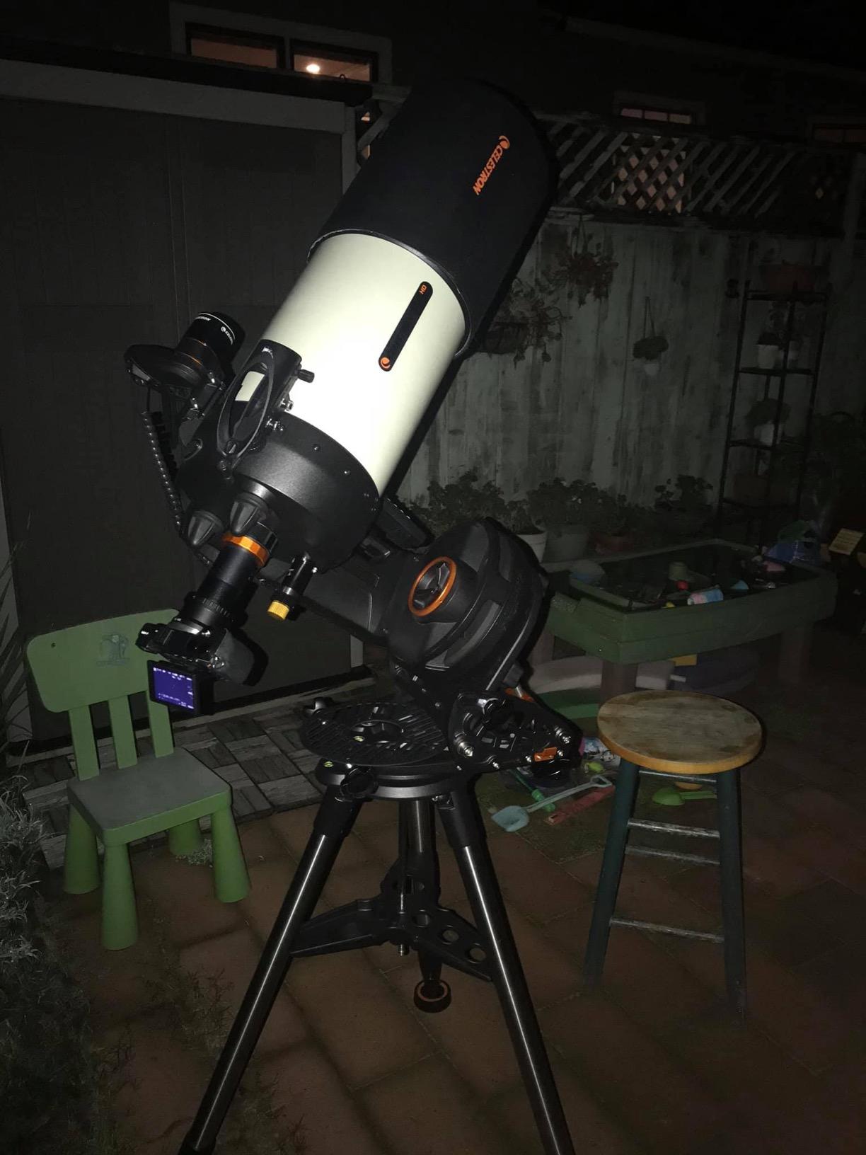 Celestron Equatorial Wedge for NexStar Evolution, SE and Origin Telescopes - Precision Polar Alignment, Long-Exposure Astrophotography, Tool-Free Latitude Adjustment, EQ Tracking for Alt-Azimuth Mount customer photo 2
