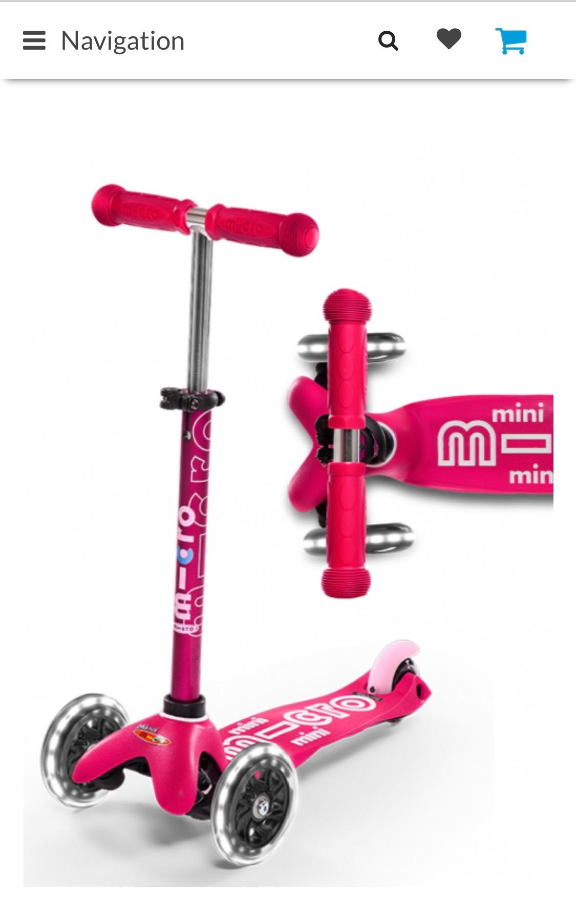 Micro Kickboard | Mini Kids Scooter for Ages 2-5 | Children up to 110 lbs | 3 Wheel Lean-to-Steer Design | Adjustable T Bar | Smooth Ride PU Wheels | Swiss Design customer photo 2