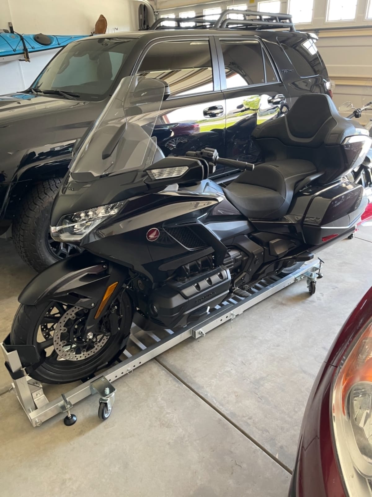 Condor Motorcycle Garage Dolly Wheel Chock customer photo 1