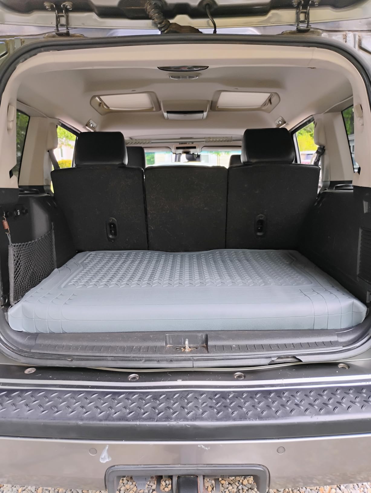 BDK Heavy Duty Rubber Cargo Mat Liner - All-Weather Trunk Protection, Trim-to-Fit Design for Cars, SUVs, Vans & Trucks - Non-Slip, Waterproof, Durable Cargo Floor Liner - 46