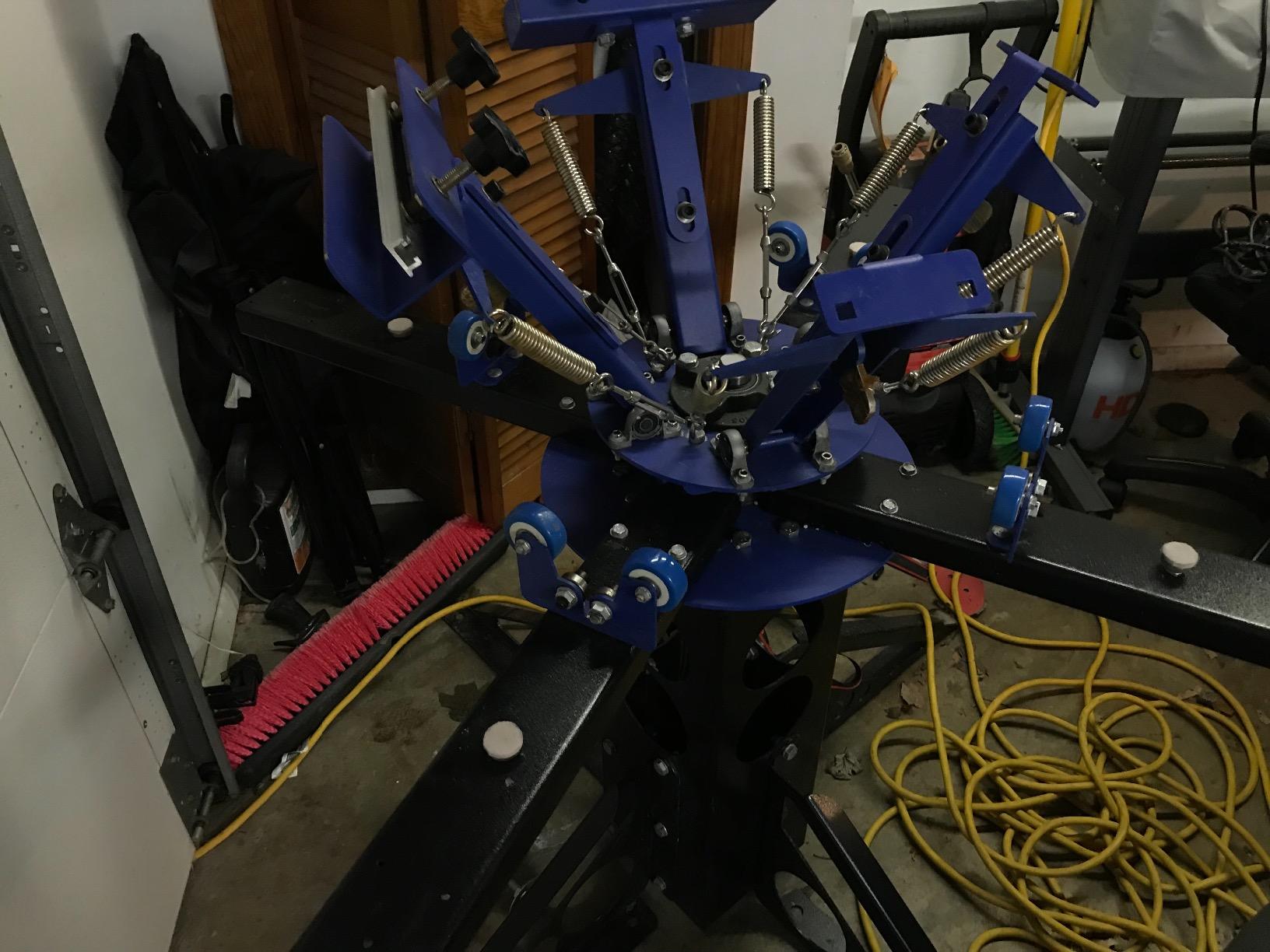 TECHTONGDA 4 Color 4 Station Silk Screen Printing Machine Press DIY T-Shirt Printer customer photo 1
