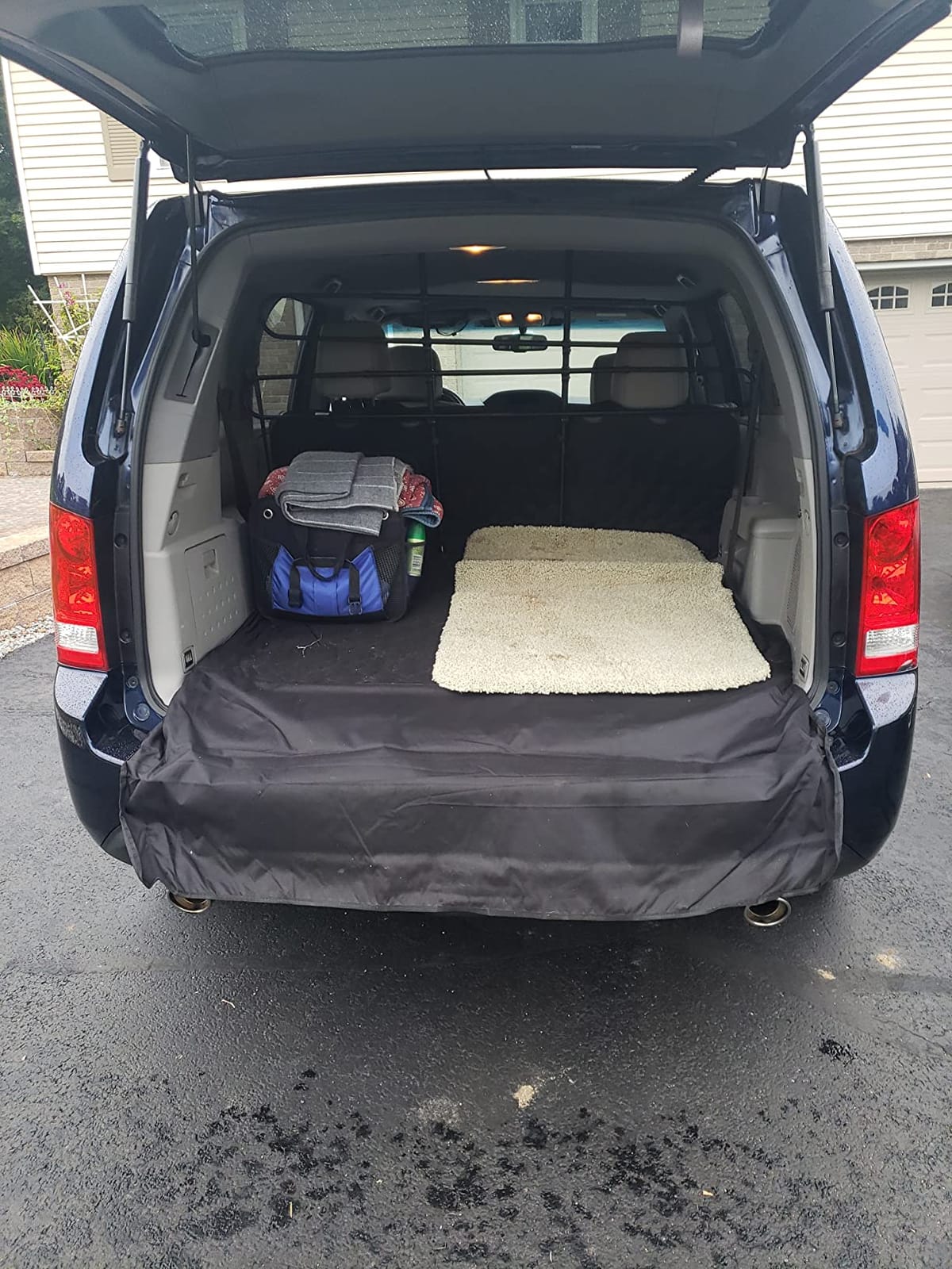 Arf Pets SUV Dog Cargo Liner Cover for SUVs and Cars, Waterproof Material, Non Slip Backing, Extra Bumper Flap Protector, Large Size - Universal Fit customer photo 1
