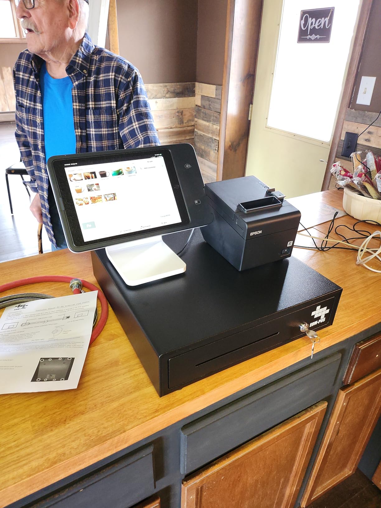 Hardware Bundle - Cash Drawer and Thermal Receipt Printer, Compatible with Square Stand and Register customer photo 1
