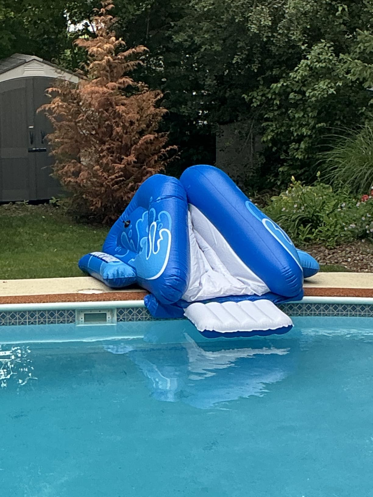 INTEX Kool Splash Inflatable Water Slide for Swimming Pool Fun | 58849EP - Blow Up Play Center with Sprinkler for Kids Ages 6 and Up customer photo 2