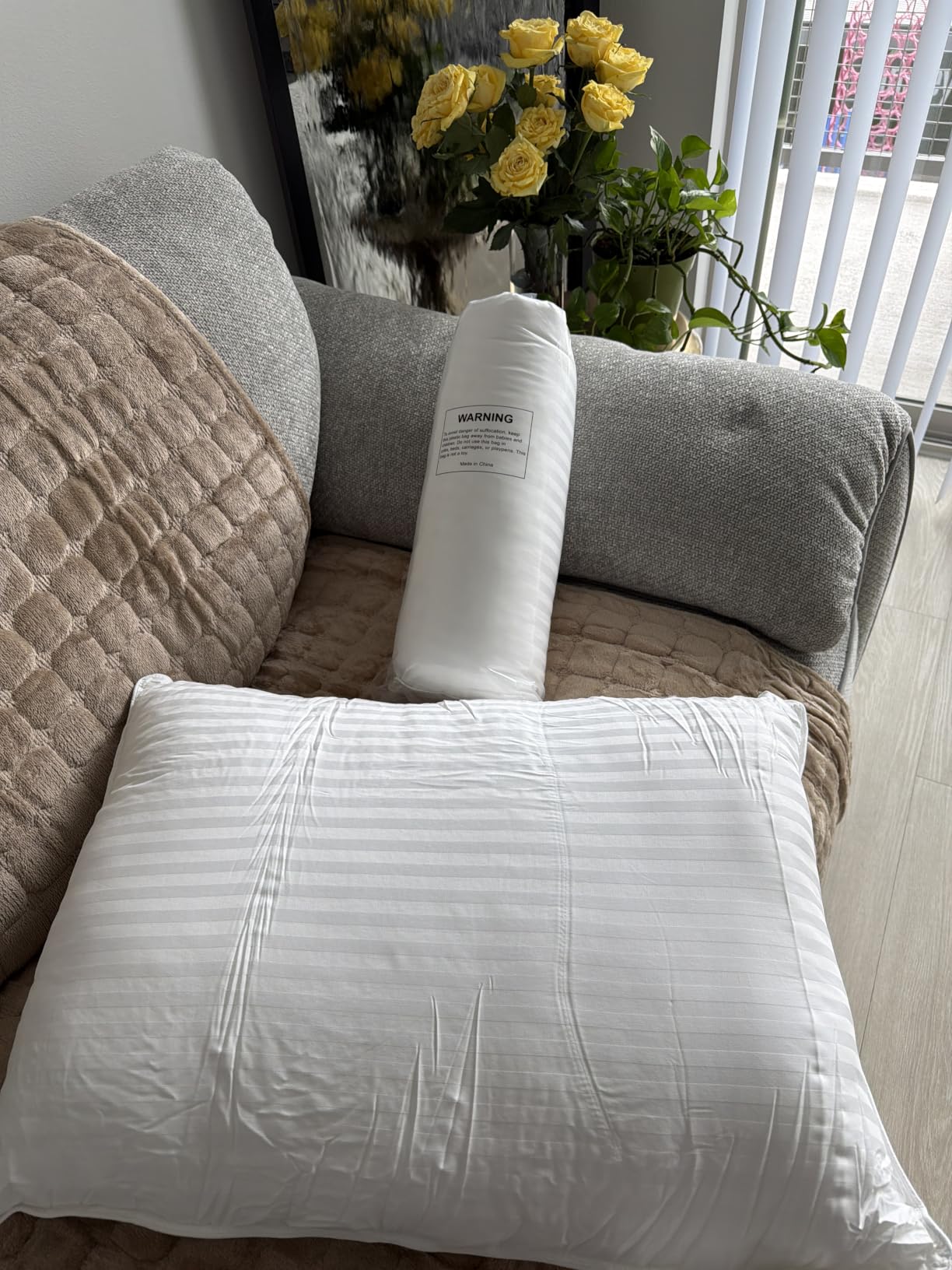 Beckham Hotel Collection Bed Pillows Standard/Queen Size Set of 2 - Original Soft Down Alternative Pillow for Sleeping - Soft Support for Back, Stomach or Side Sleepers customer photo 2