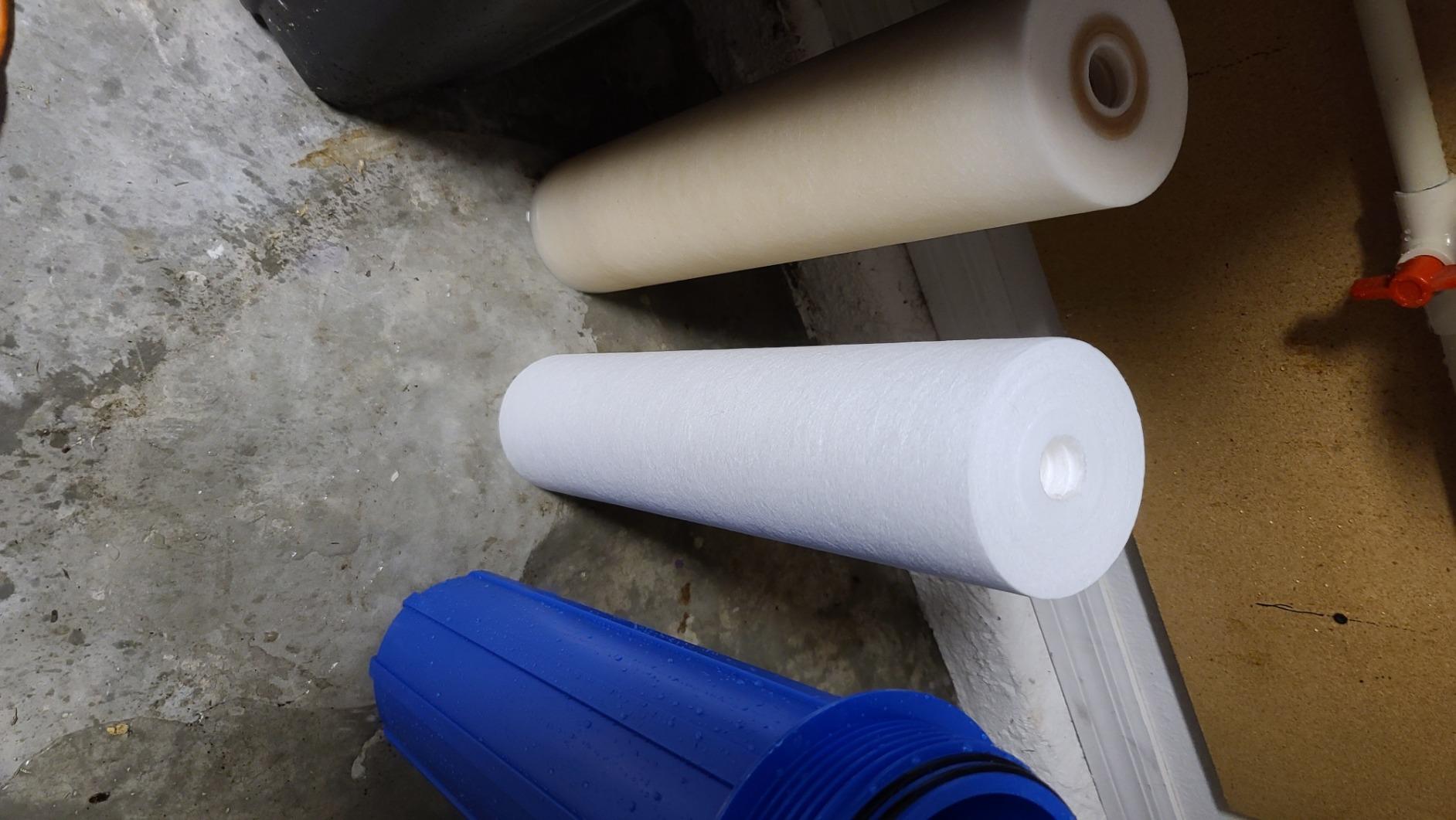 Aquaboon 5 Micron 20 x 4.5 Whole House Sediment Filter Cartridge 20 inch Water Filter Replacement Compatible with DGD-5005-20, FP25B, AP810-2, 2-Pack customer photo 2