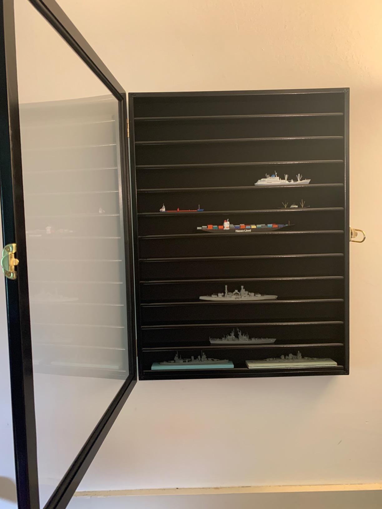 sfDisplay.com,LLC. 12 Shelves N Scale Train Model Trains Display Case Cabinet Wall Rack w/ 98% UV Lockable customer photo 2