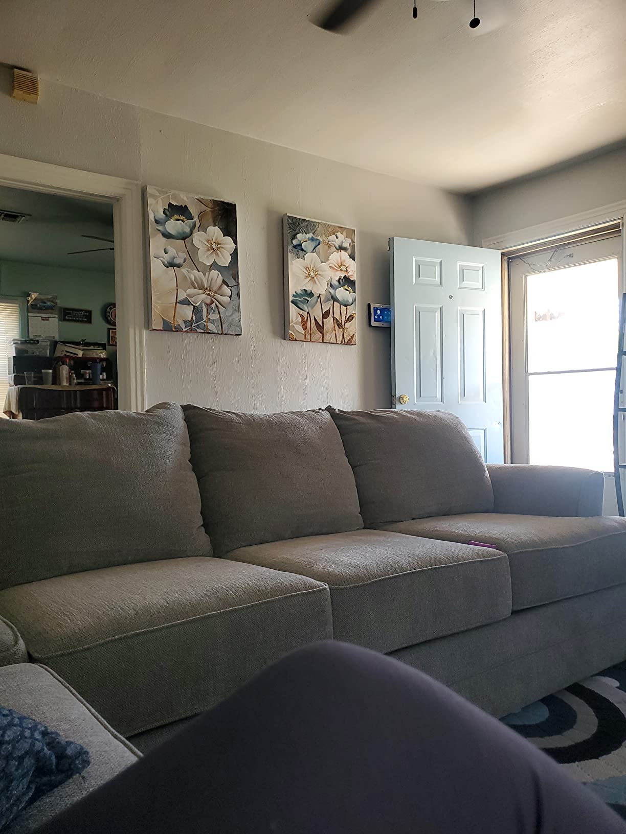 PRESTIGE Paints Interior Paint and Primer In One, 1-Gallon, Semi-Gloss, Comparable Match of Behr* Gray Shimmer* customer photo 2
