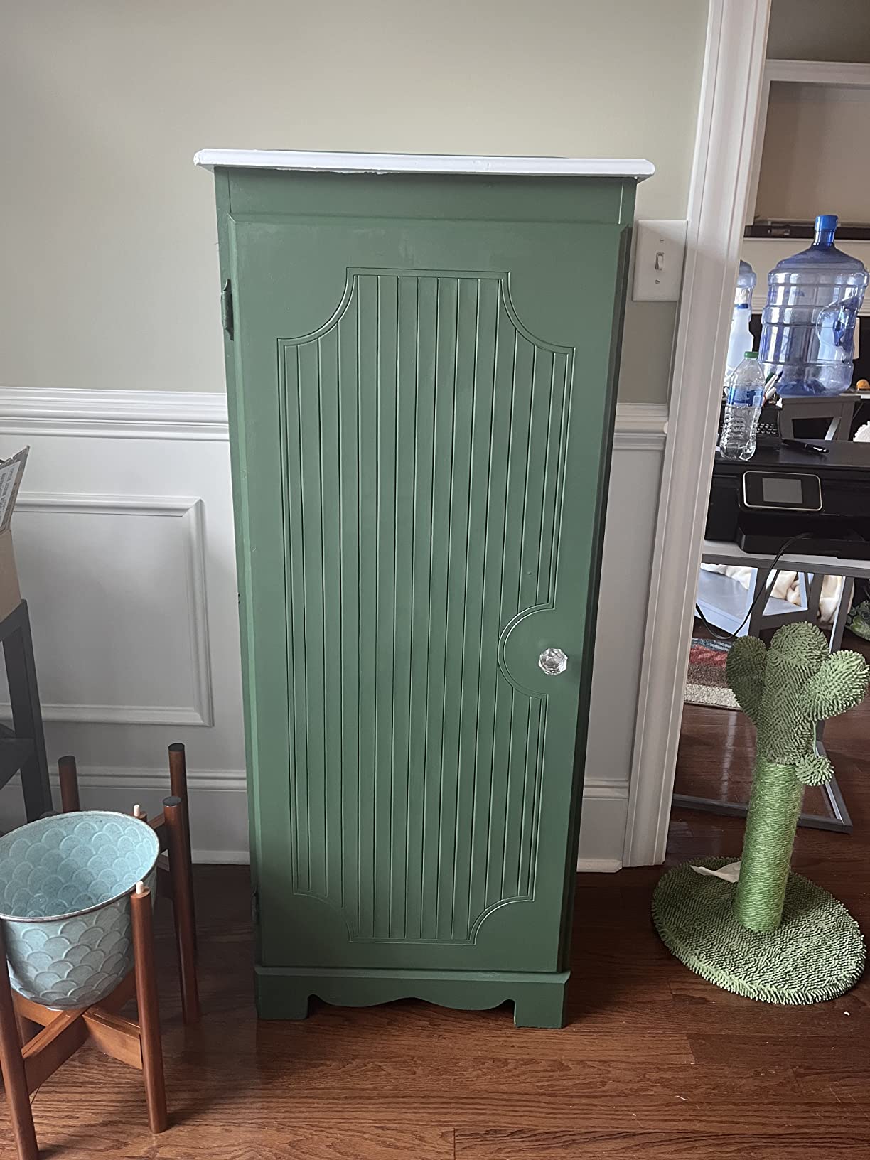 KILZ TRIBUTE Paint & Primer, Interior, Satin, True Teal, 1 Gallon customer photo 1