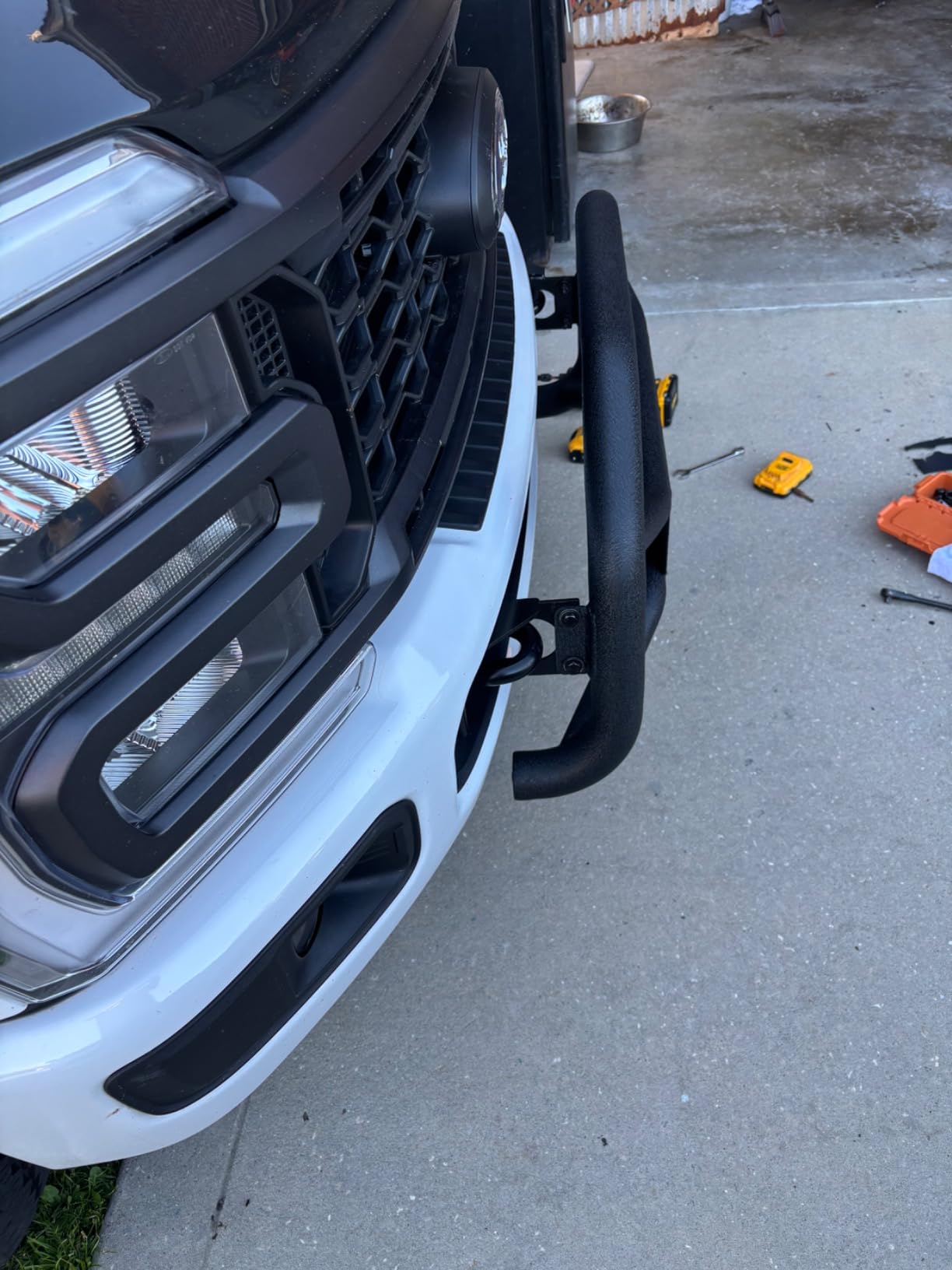 Tyger Auto TG-GD6F60258 Front Bumper Guard Compatible with 2017-2026 Ford F250 F350 F450 F550 Super Duty | Textured Black | Light Mount | Bull Bar customer photo 1
