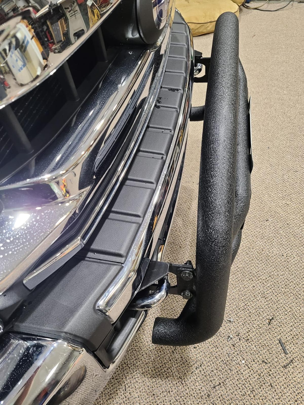 Tyger Auto TG-GD6F60258 Front Bumper Guard Compatible with 2017-2026 Ford F250 F350 F450 F550 Super Duty | Textured Black | Light Mount | Bull Bar customer photo 2