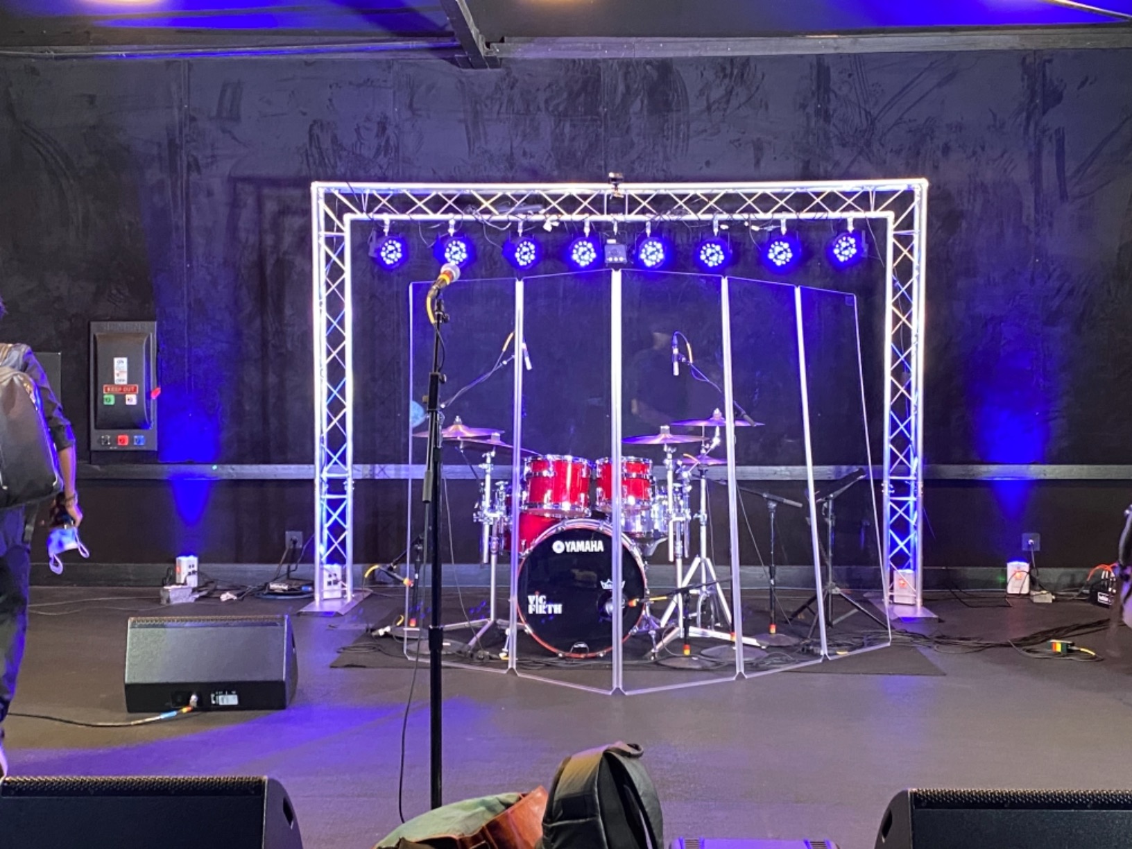 CO-Z LED Stage Lights DMX, 8 pcs 18x3W RGB Par Can Lights Package with DMX Controller Sound Activated Stage Effect Lighting for Church Wedding Uplighting customer photo 2