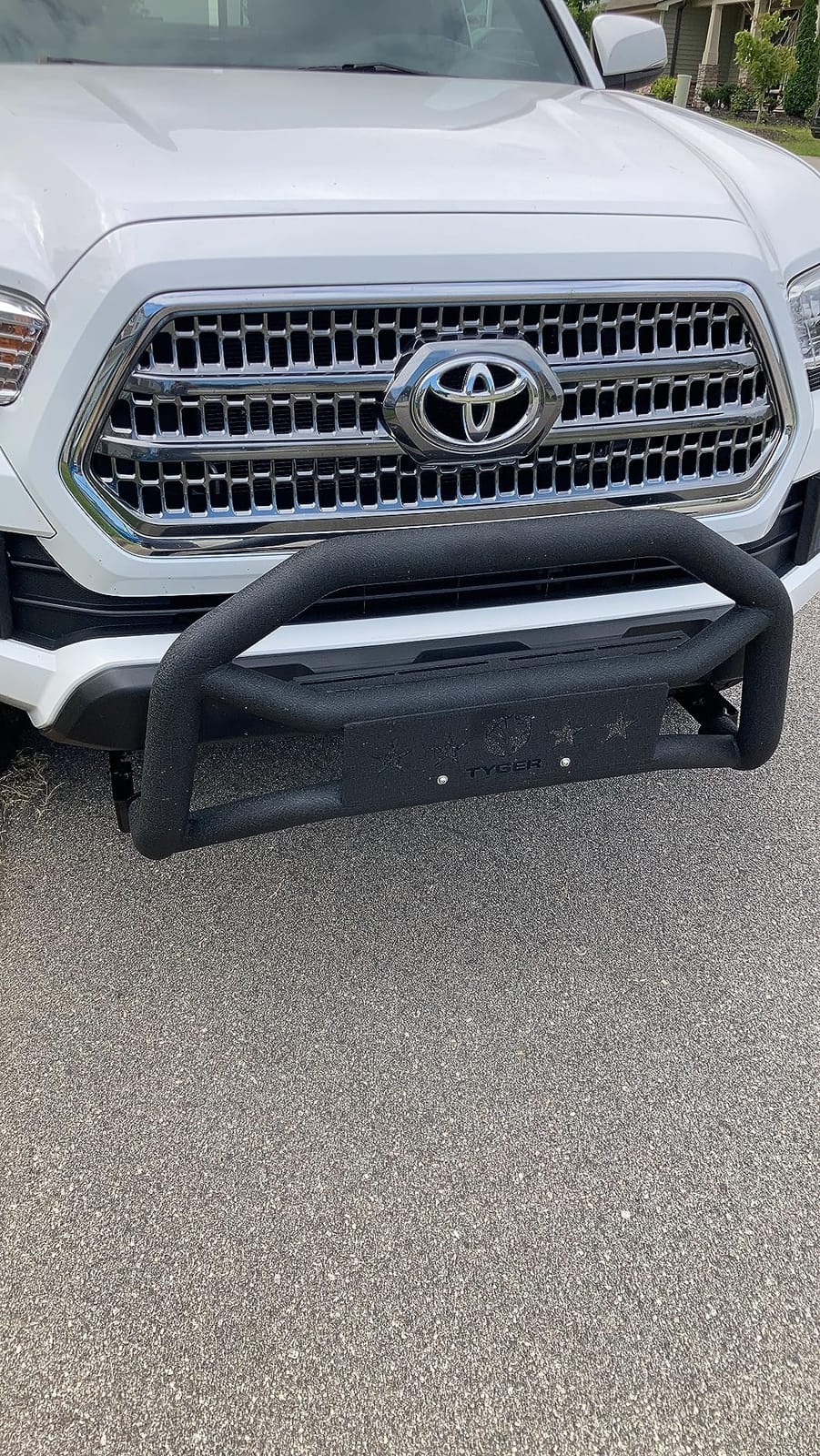 TG-GD6T60028 Front Bumper Guard Compatible with 2016-2023 Tacoma | Textured Black | Light Mount | Bull Bar customer photo 1