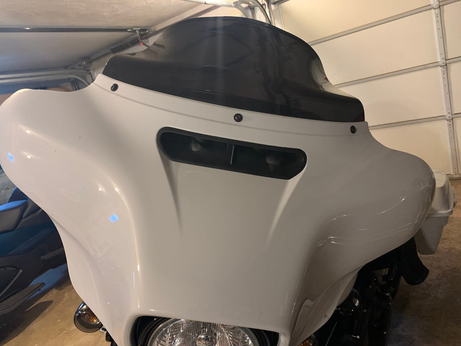 9 inch Black Wave Windshield Windscreen for Harley Electra Touring street FLHT FLHTC FLHX Tri Glide Electra Glide Street Ultra Limited 2014-2021 customer photo 2