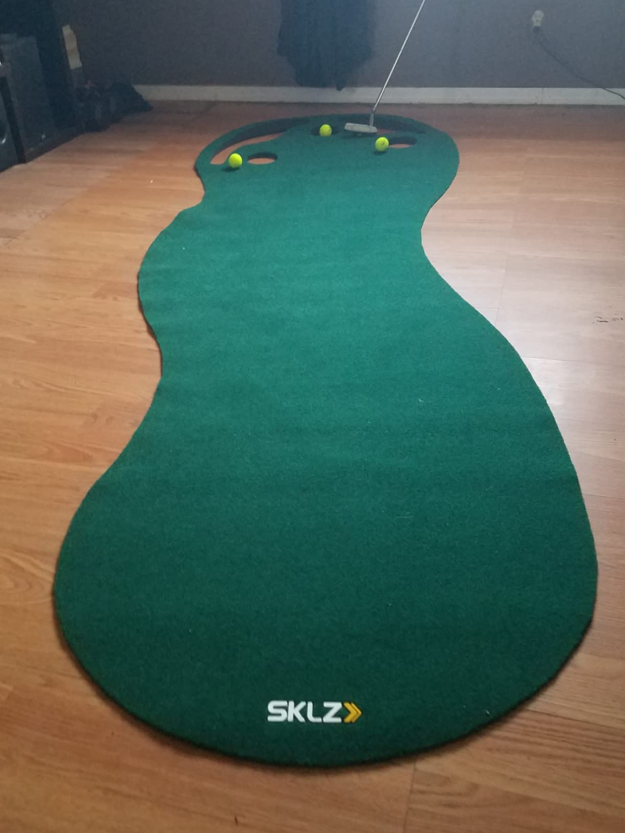 SKLZ Putting Green - Realistic Home Practice Golf Training Mat customer photo 2