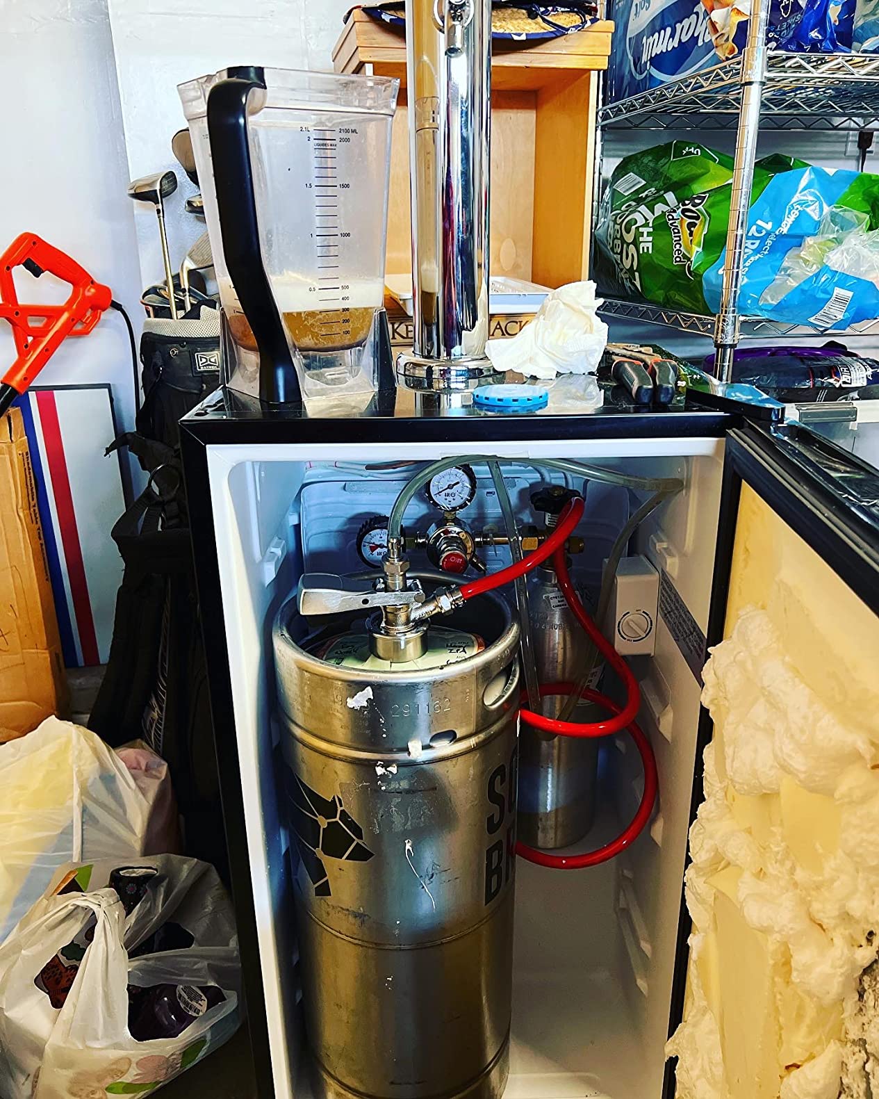 BACOENG Standard Tower Kegerator No Tank Beer Conversion Kit customer photo 1