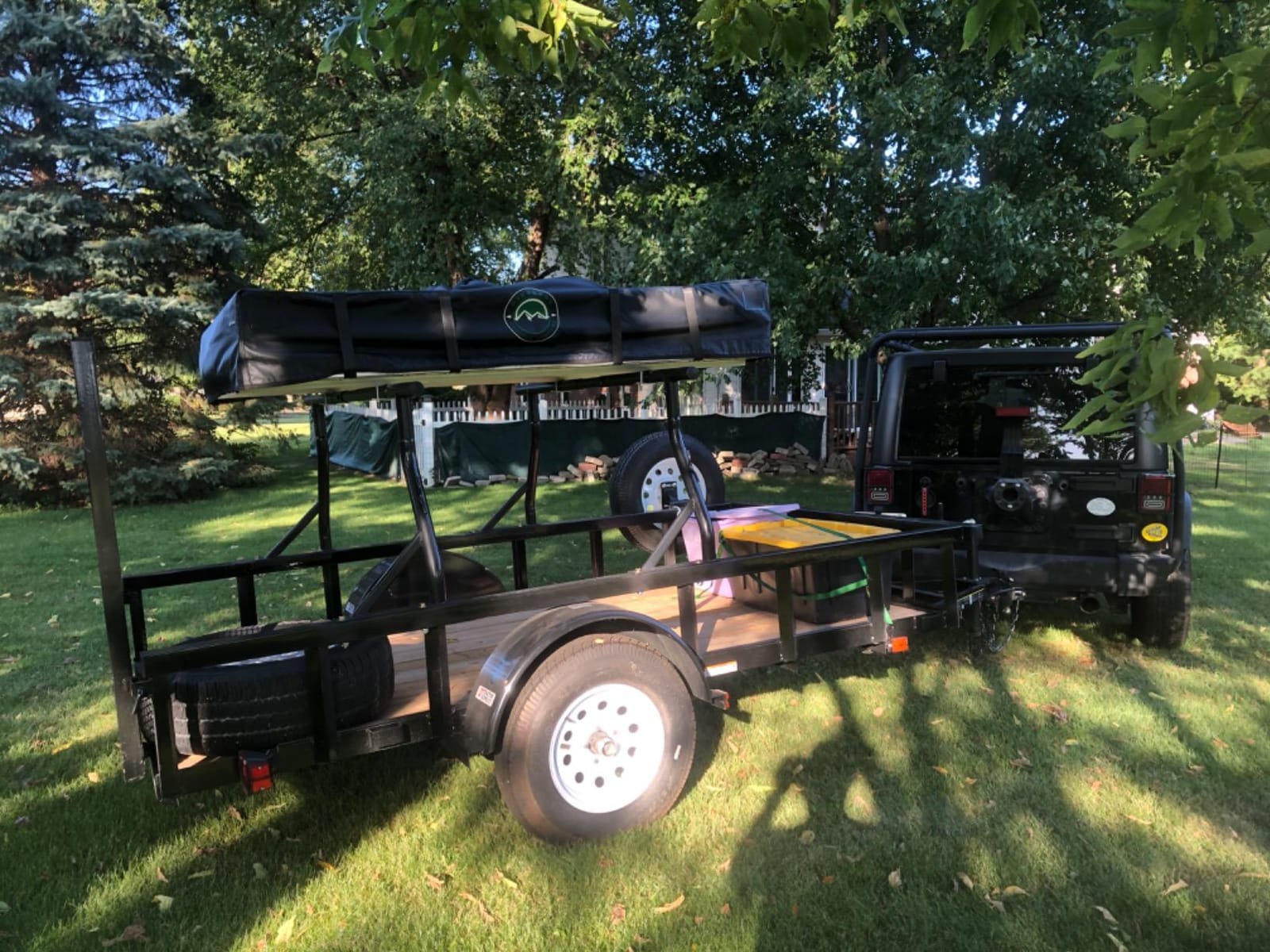 TMS 800LB Universal Pick Up Truck Ladder Rack Contractor Pick Up Rack Lumber Utility (US Patent NO. D843,922) customer photo 2