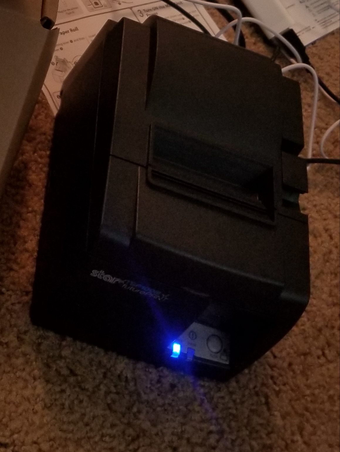 Star Micronics TSP143IIIU USB Thermal Receipt Printer with Device and MFi USB Ports, Auto-cutter, and Internal Power Supply - Gray customer photo 2