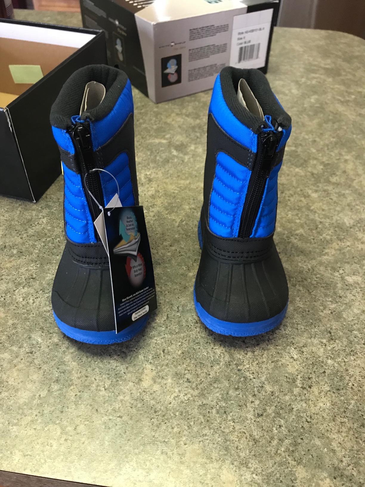 ArcticShield Unisex Kids Winter Boots - Warm Waterproof Insulated Comfortable Easy On/Off Kids Snow Boots for Boys and Girls (Toddler/Little Big Kid) customer photo 2